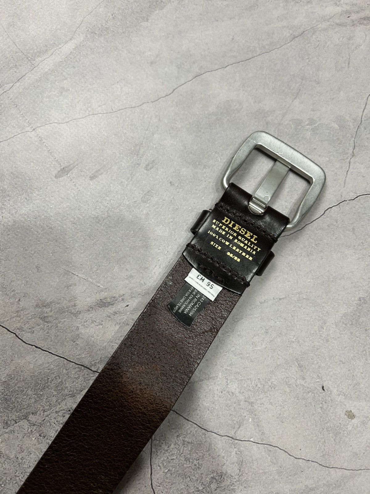 Diesel Vintage Diesel Leather Belts Y2K Opium Style Streetwear Rare Size ONE SIZE - 10 Thumbnail