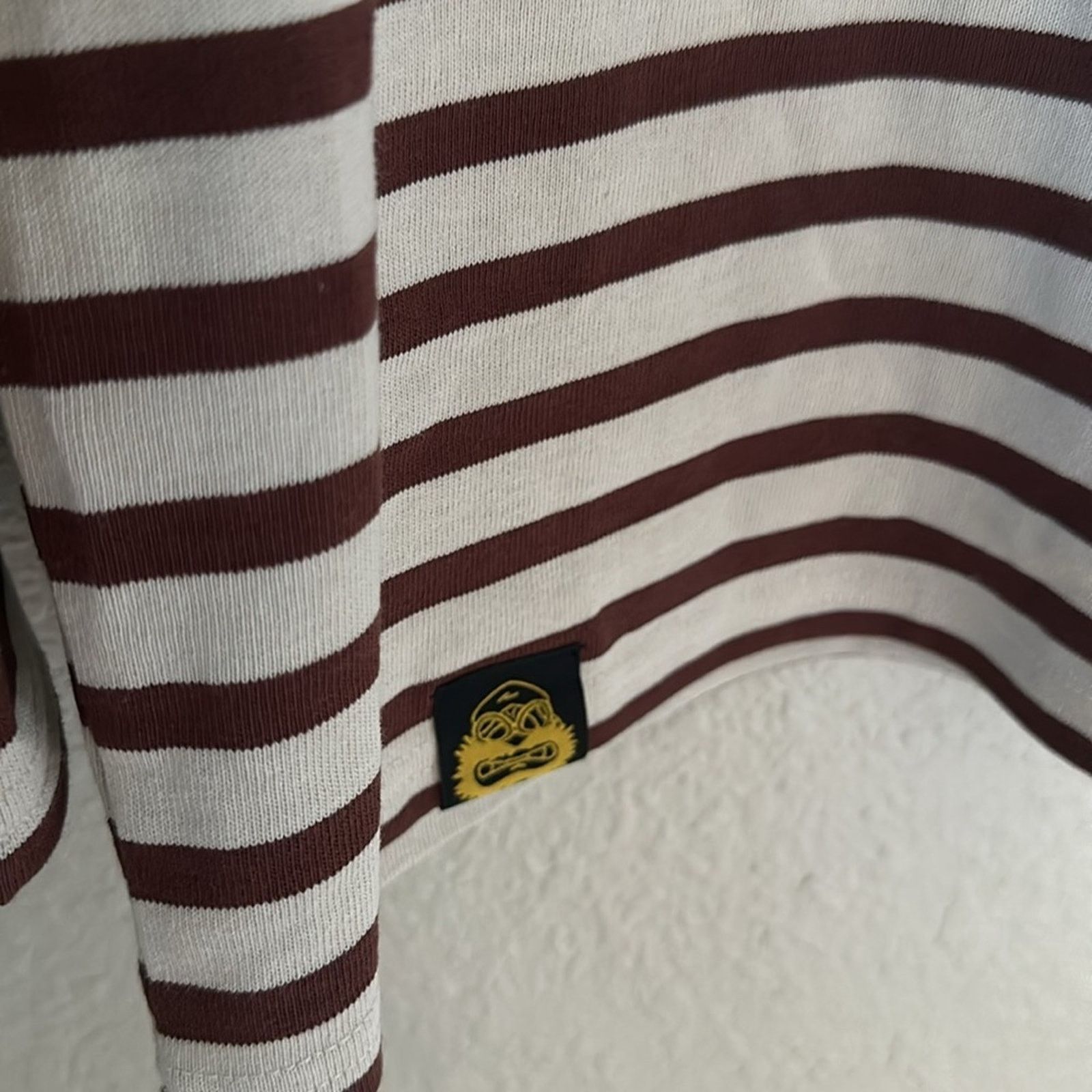 Macys MAM Studio Ghibli Striped Long Sleeve Tee Size L / US 10 / IT 46 - 2 Thumbnail