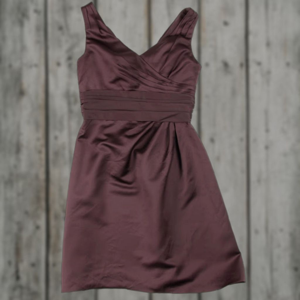 Vintage VINTAGE David's Bridal Brown Bridesmaid Dress Medium Formal Size M / US 6-8 / IT 42-44 - 1 Thumbnail
