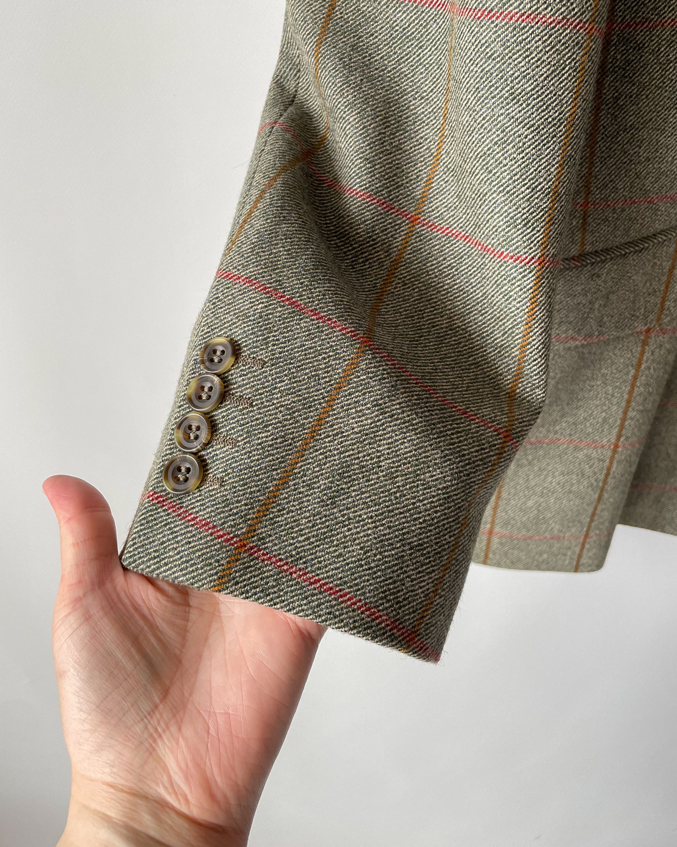 Crombie Vintage Crombie Wool Double Breasted Suit Size 42R - 3 Thumbnail