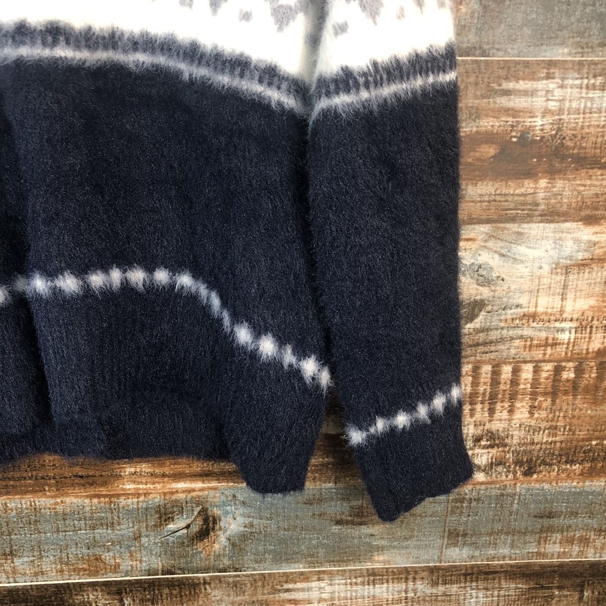 Japanese Brand DL Samansa Mos2 Black Cardigan Knitweaer #C398 Size M / US 6-8 / IT 42-44 - 16 Thumbnail