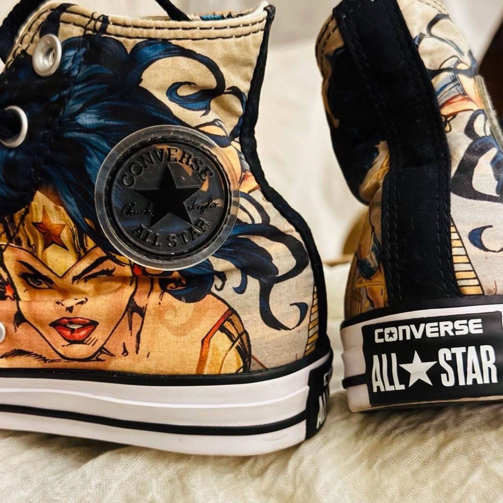 Converse Converse Marvel Wonder Woman High Top Sneakers 4/6 Size US 6 / IT 36 - 3 Thumbnail