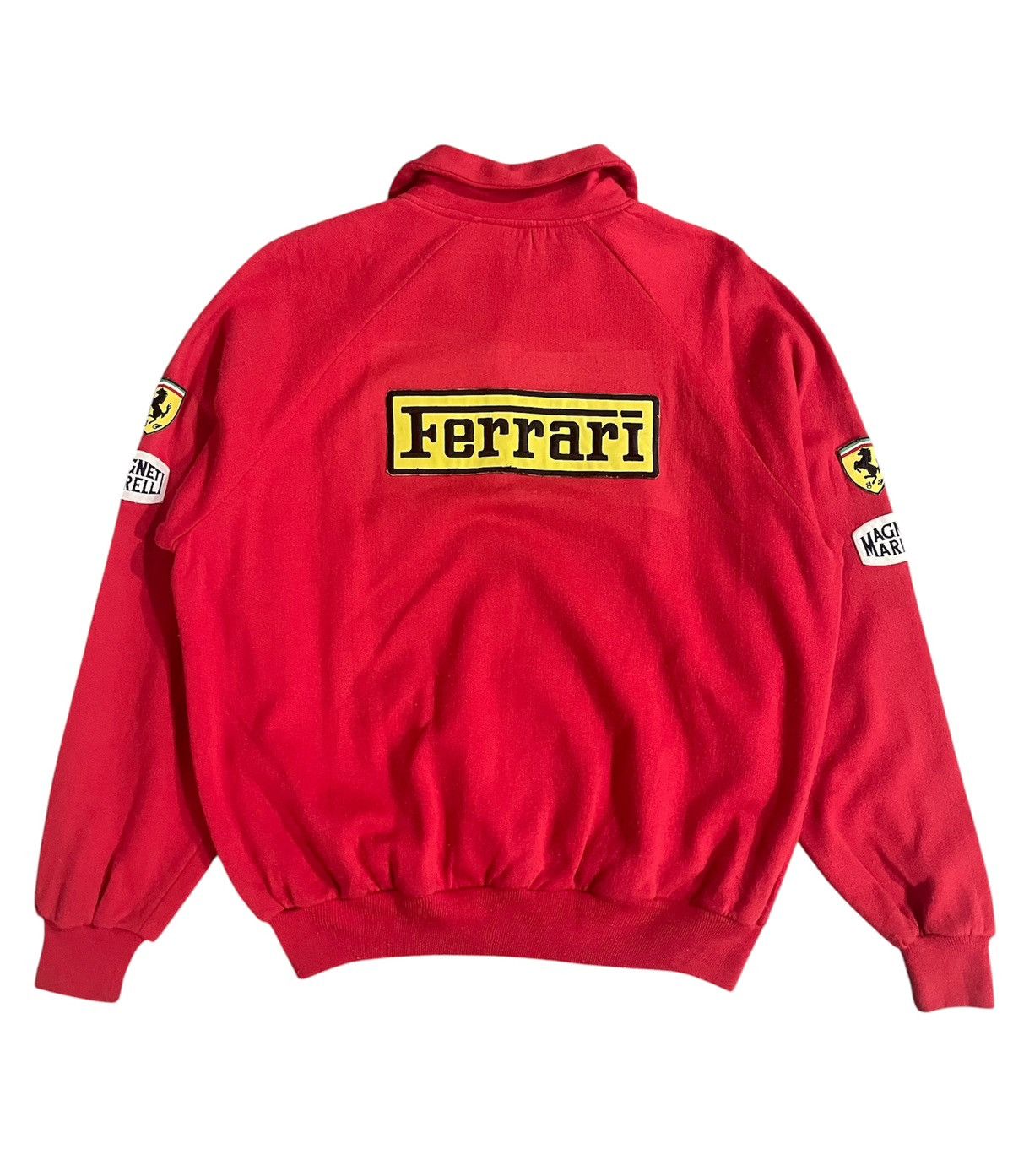 Ferrari Vintage Ferrari Agip Collar Sweatshirt Size US L / EU 52-54 / 3 - 1 Thumbnail