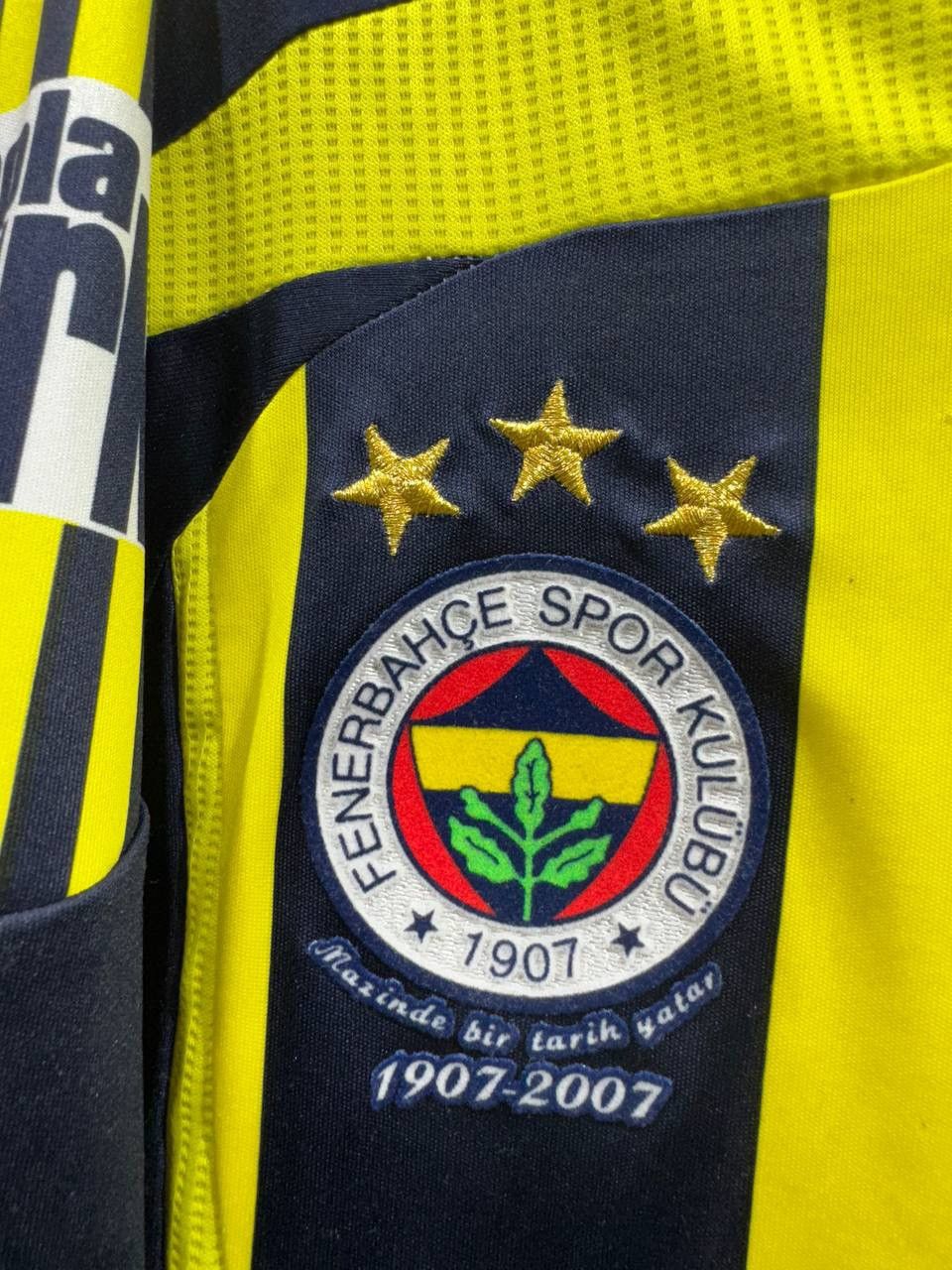 Vintage 2007-08 Fenerbache Adidas Home Turkey Football Shirt Avea Size US S / EU 44-46 / 1 - 3 Thumbnail