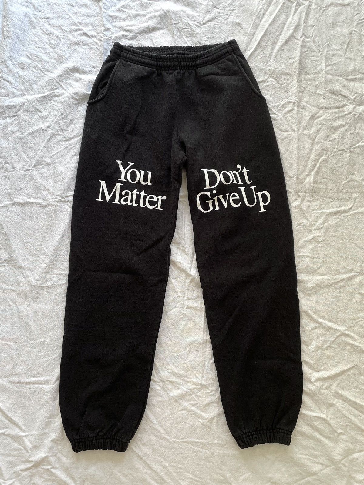 Praying Praying you matter don’t give up sweatpants | Grailed