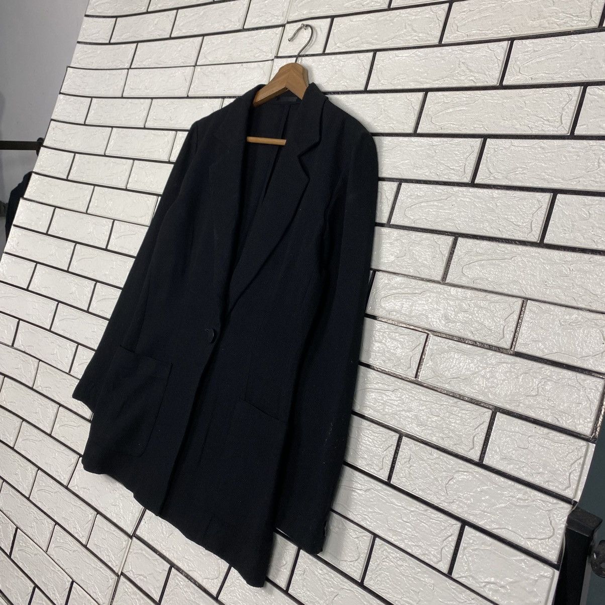 Burberry 📌Rich Black Button Jacket Burberrys Size US XXS / EU 40 - 3 Thumbnail