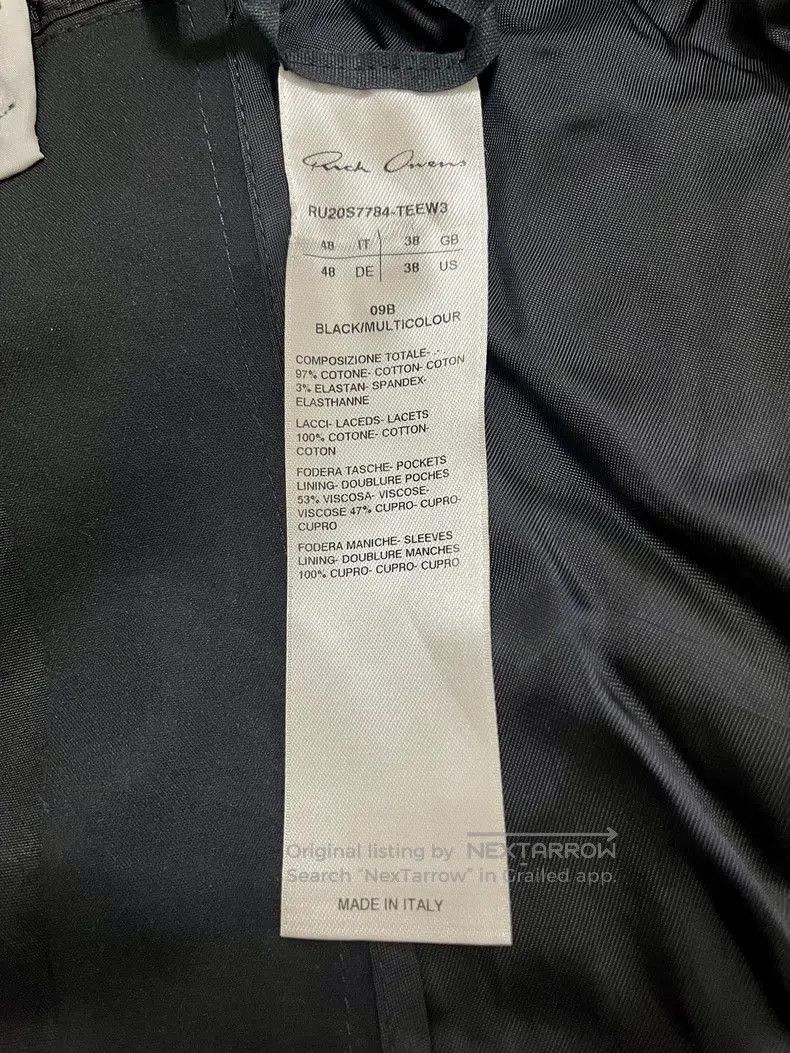 Rick Owens rick owens unique lace. Size US M / EU 48-50 / 2 - 3 Thumbnail