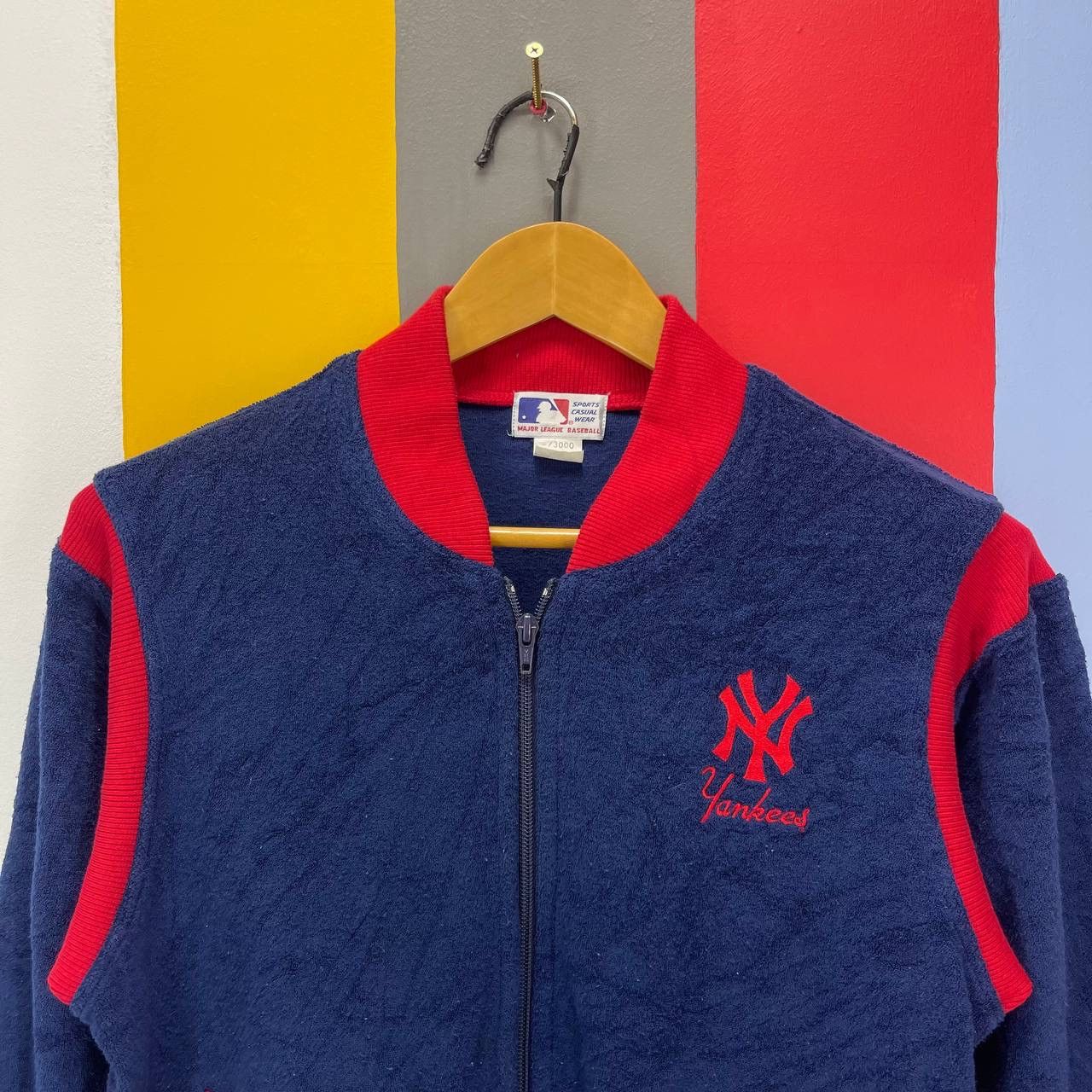 New York Yankees NY YANKEES MLB Zipper Sweatshirt #2616/AA Size S / US 4 / IT 40 - 2 Thumbnail