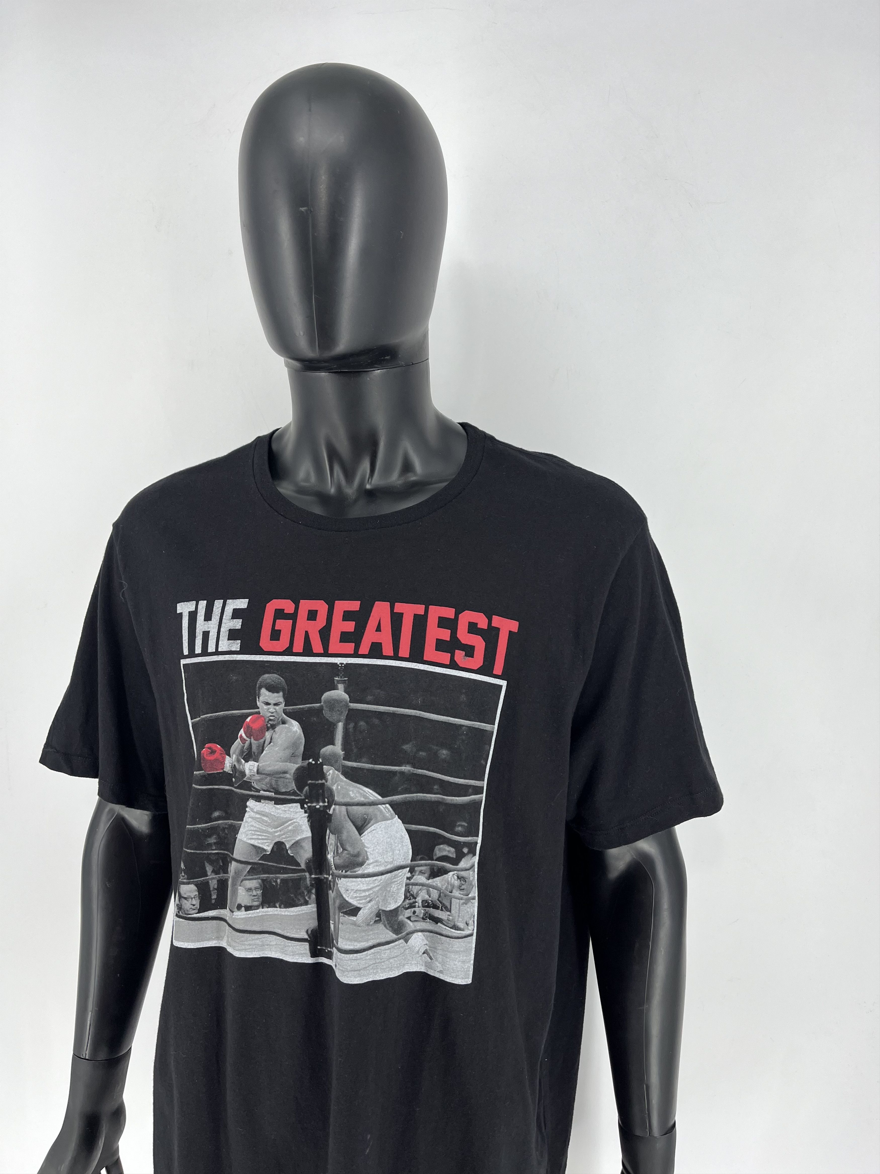 Vintage Y2K The Greatest Muhammad Ali American Boxer Faded Tshirts Size US XXL / EU 58 / 5 - 4 Thumbnail
