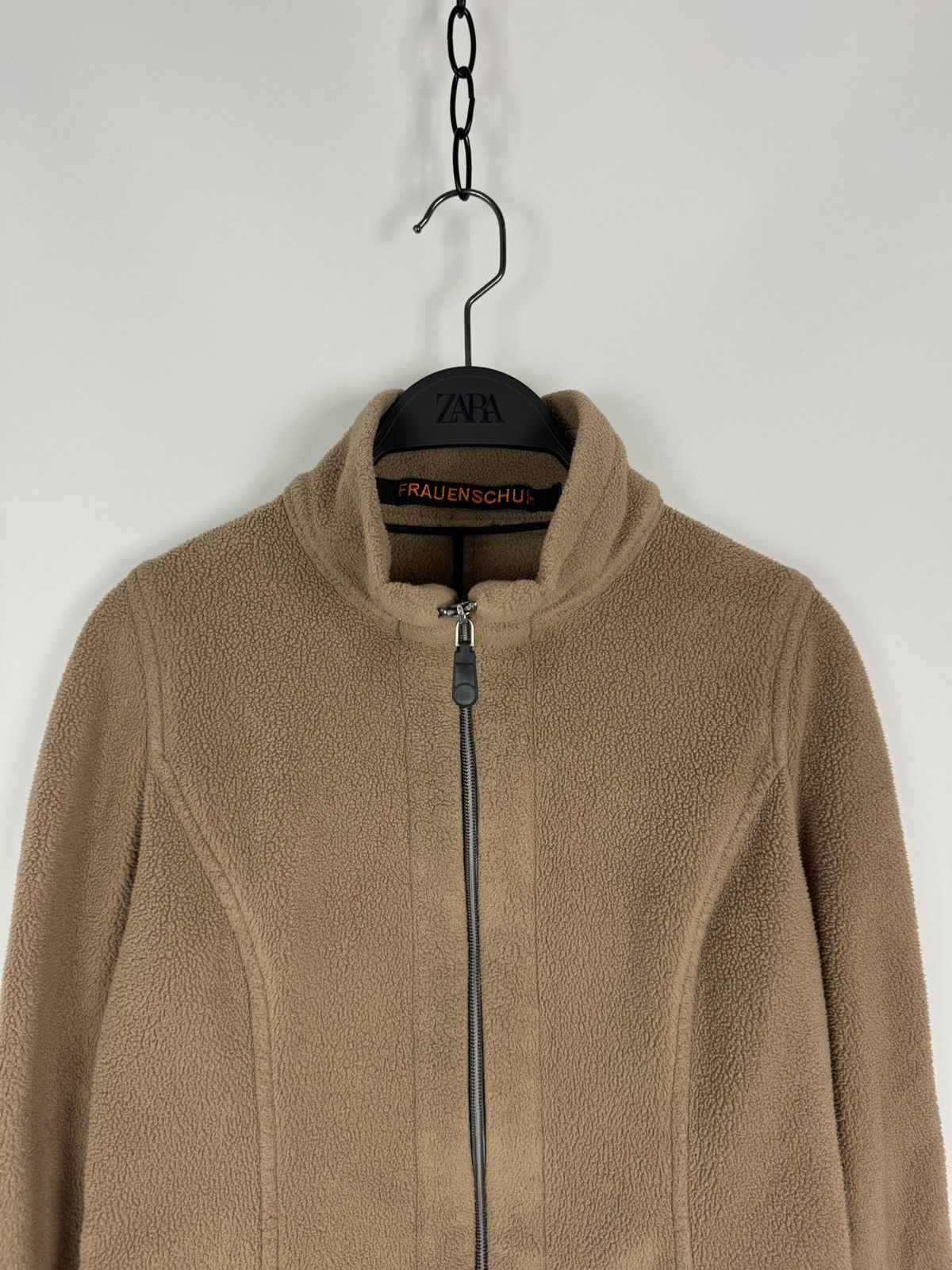 Frauenschuh Frauenschuh Zipper Brown Fleece Jacket Size M / US 6-8 / IT 42-44 - 3 Thumbnail
