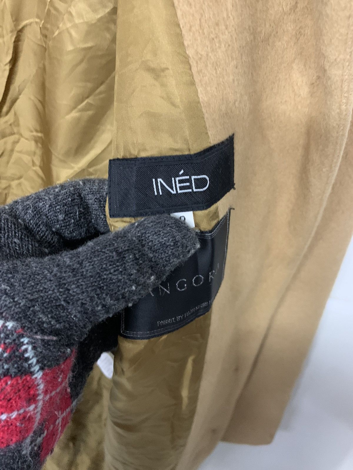 Designer × Japanese Brand × Yohji Yamamoto Ined X Angora Yohji Yamamoto Wool Long Jacket Button Down Size S / US 4 / IT 40 - 7 Thumbnail
