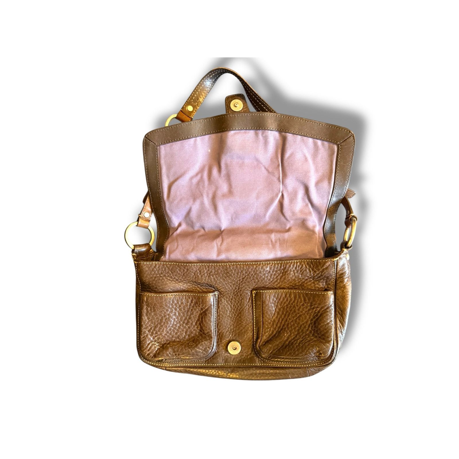 Coach Coach Chelsea Brown Leather Shoulder Bag Purse Handbag Size ONE SIZE - 2 Thumbnail