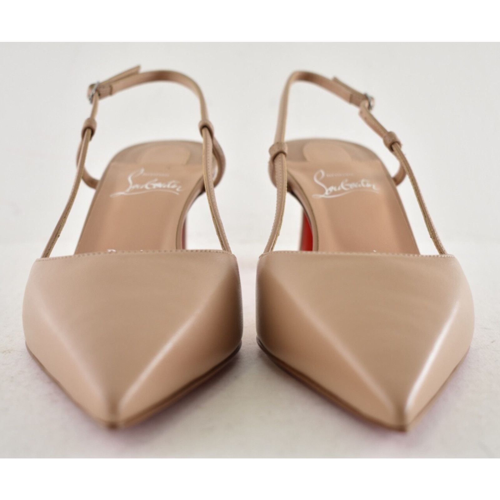 Christian Louboutin Christian Louboutin Condoroline 55 Blush Nude Leather Size US 8 / IT 38 - 7 Thumbnail