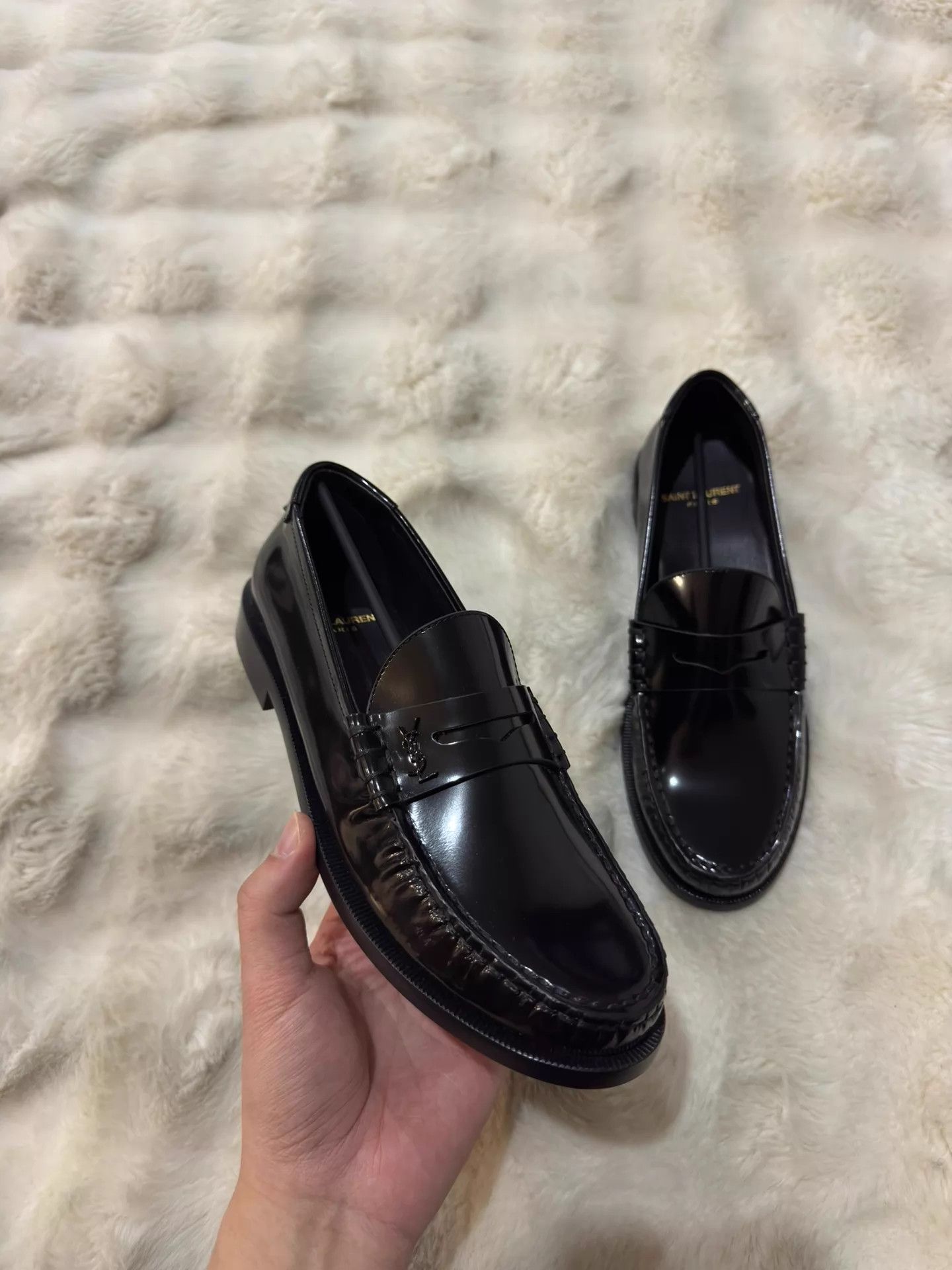 Saint Laurent Paris Women's Saint Laurent Classic Leather Loafers 37 New Size US 6.5 / IT 36.5 - 1 Thumbnail