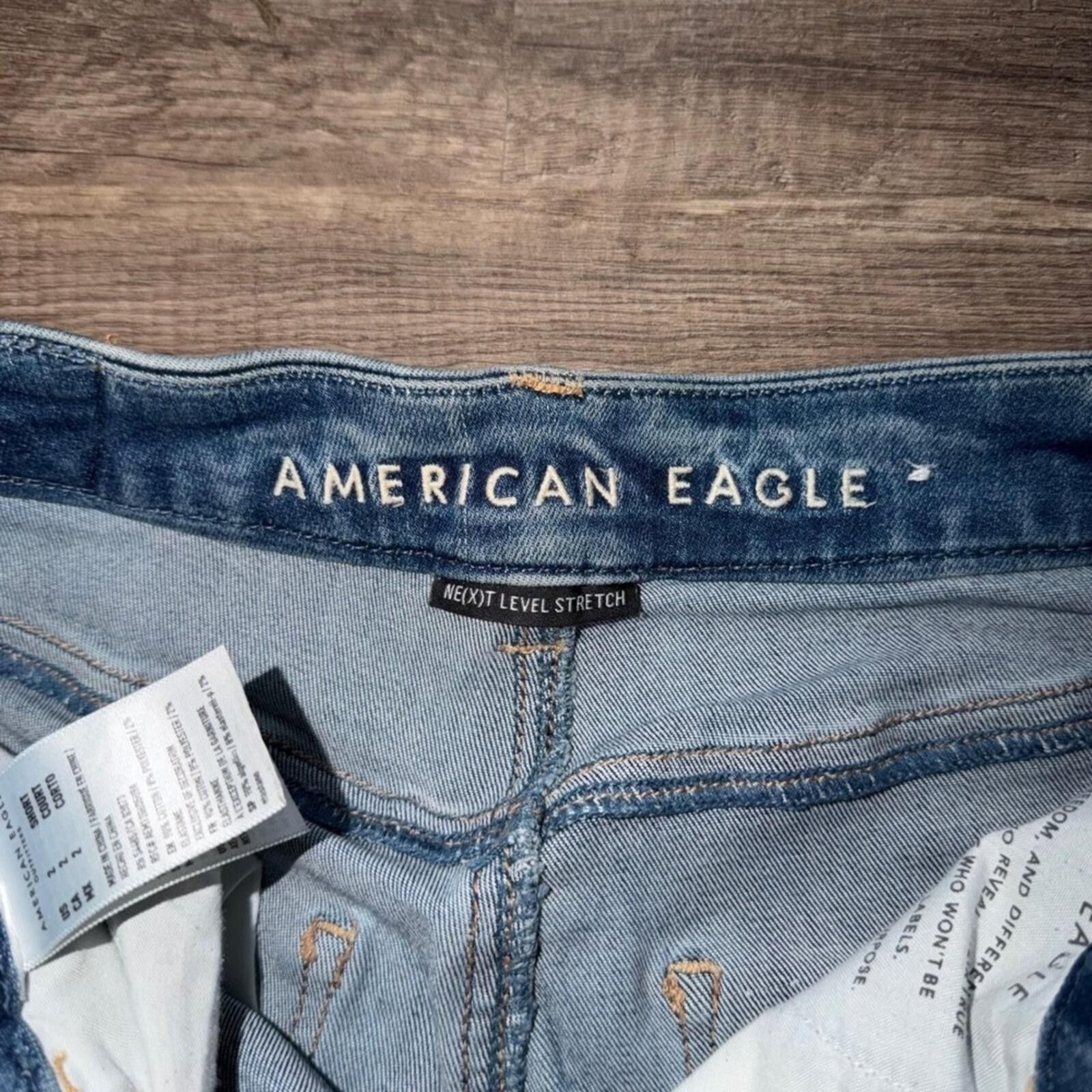 Other American Eagle Stretch Distressed Skinny Jeans Womens 2 Size 25" / US 0 / IT 36 - 3 Thumbnail