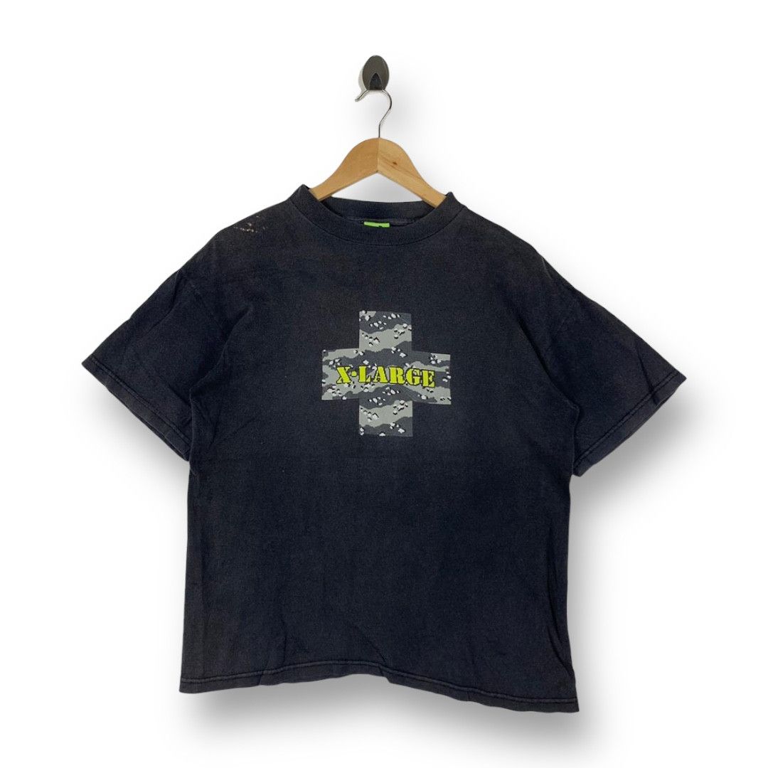Other Vintage X-LARGE Streetwear Sun Faded Camo Cross Logo Tee Size US M / EU 48-50 / 2 - 1 Thumbnail