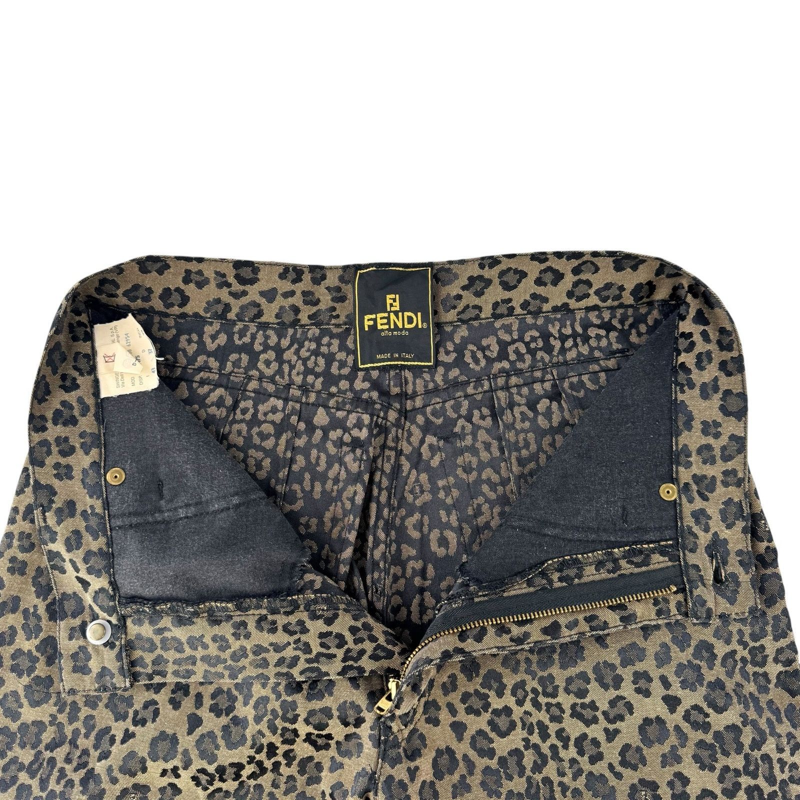 Fendi Fendi Vintage Leopard Print Pant Size 29" - 5 Thumbnail