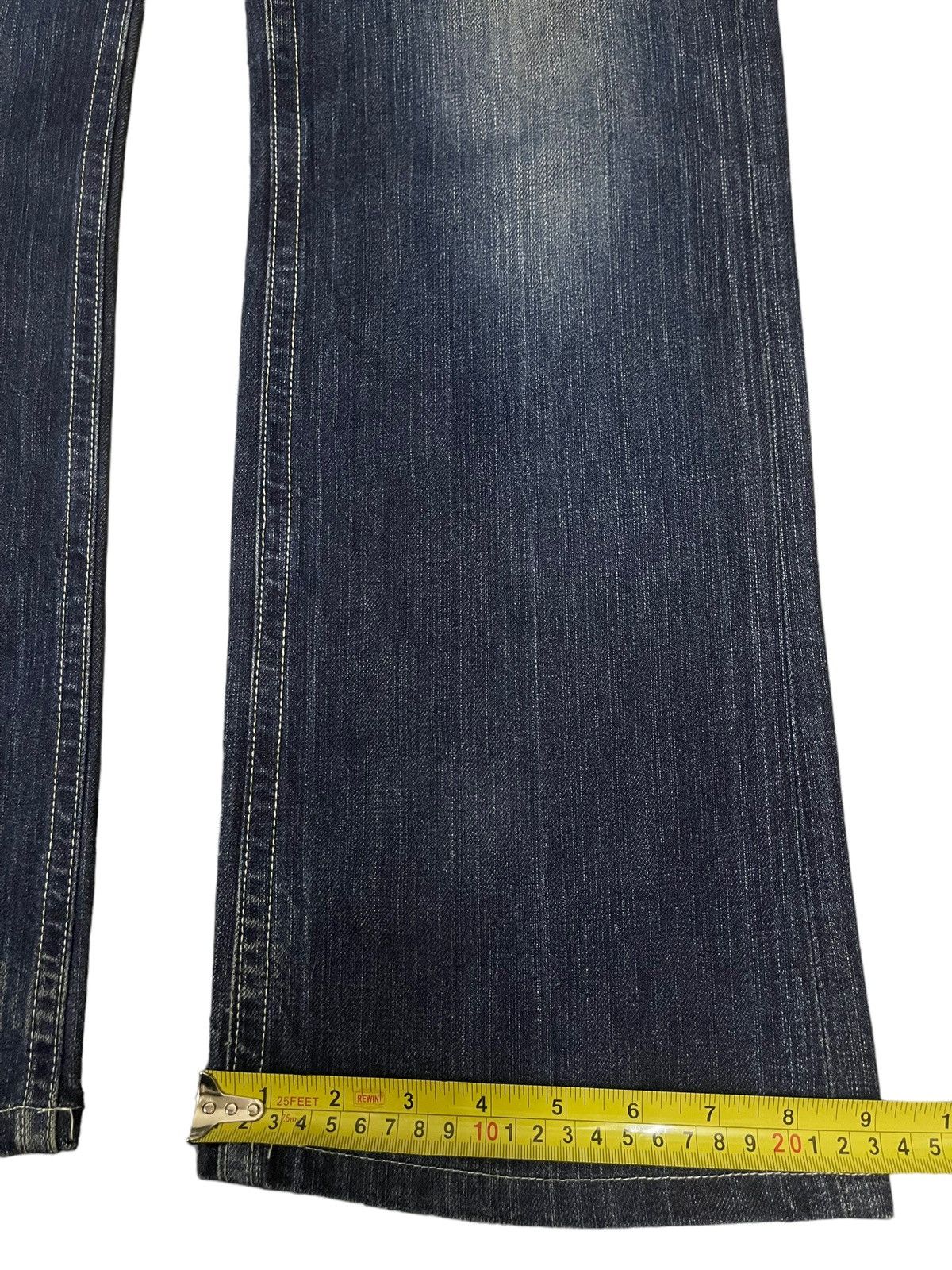 Uniqlo Vintage Y2K Japanese Uniqlo Blue Faded Wash Regular Bootcuts Size US 34 / EU 50 - 16 Thumbnail