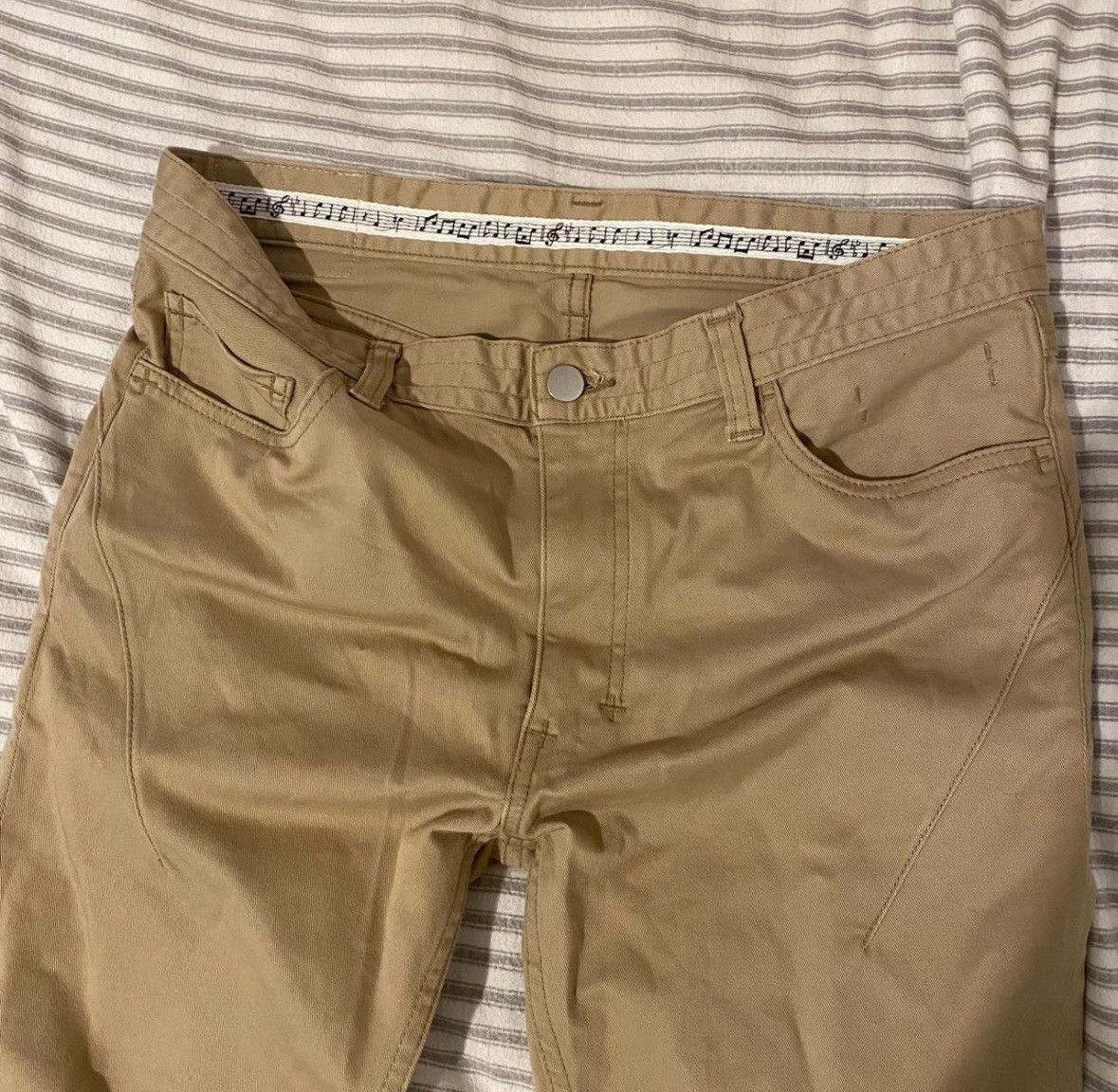 Number (N)ine number (n)ine kaki straight leg pants Size US 27 - 2 Thumbnail