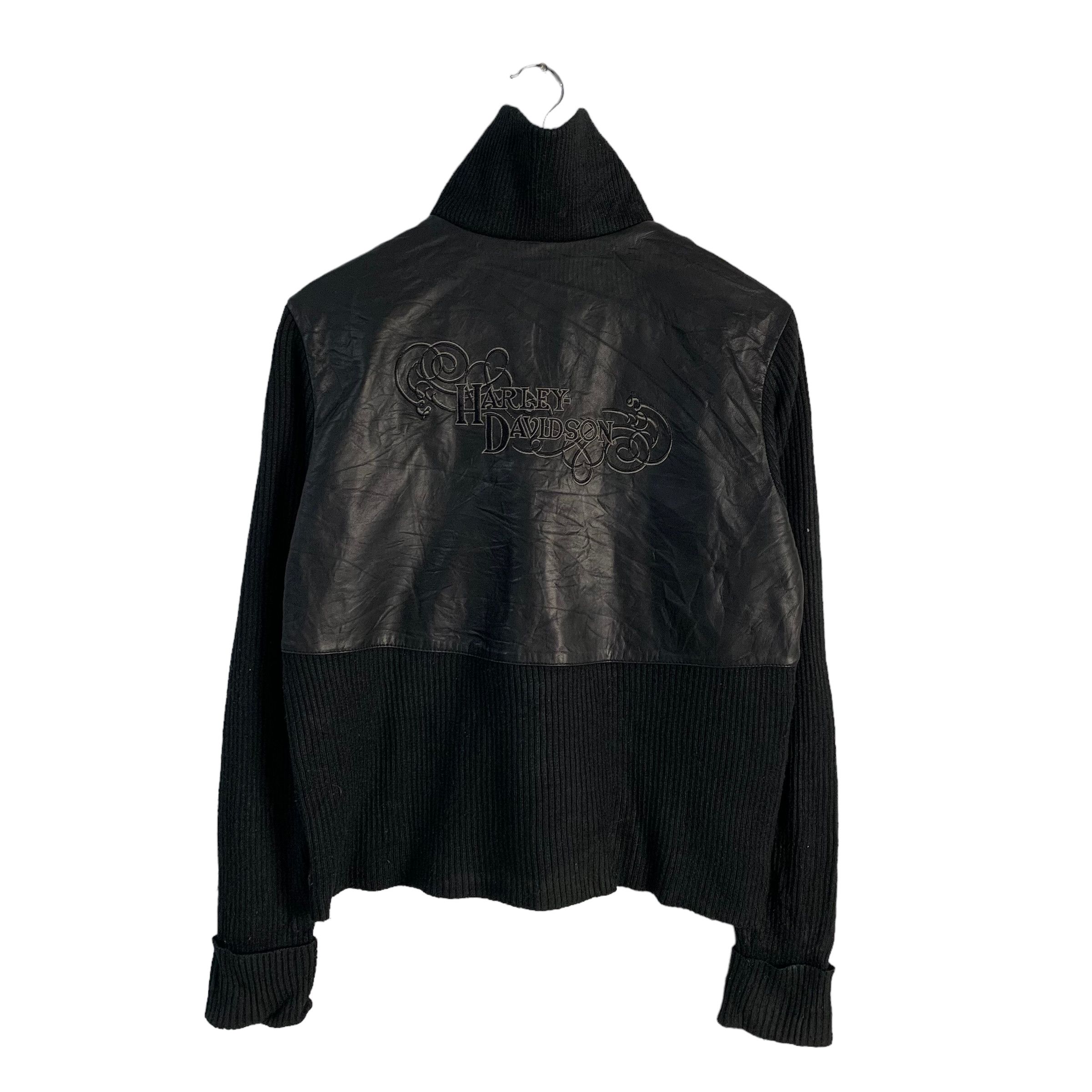 Harley Davidson Harley Davidson Spellout Leather Jacket Size XL / US 12-14 / IT 48-50 - 1 Thumbnail