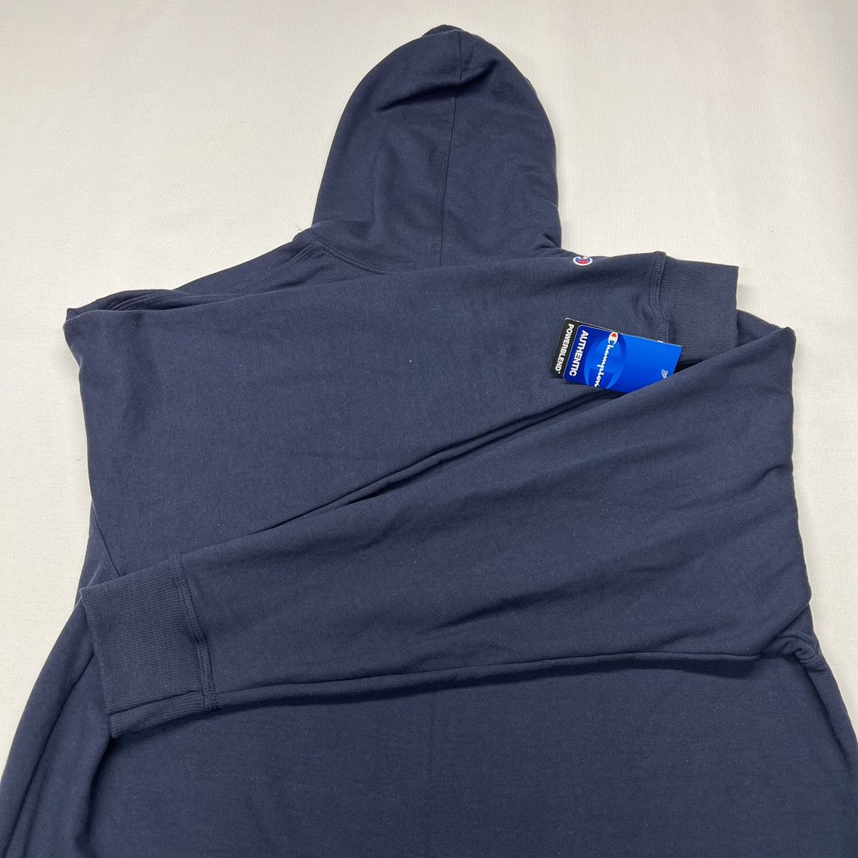 Champion NEW Champion Hoodie Sweatshirt Blue Logo Pocket Sweater Size US XXL / EU 58 / 5 - 15 Thumbnail