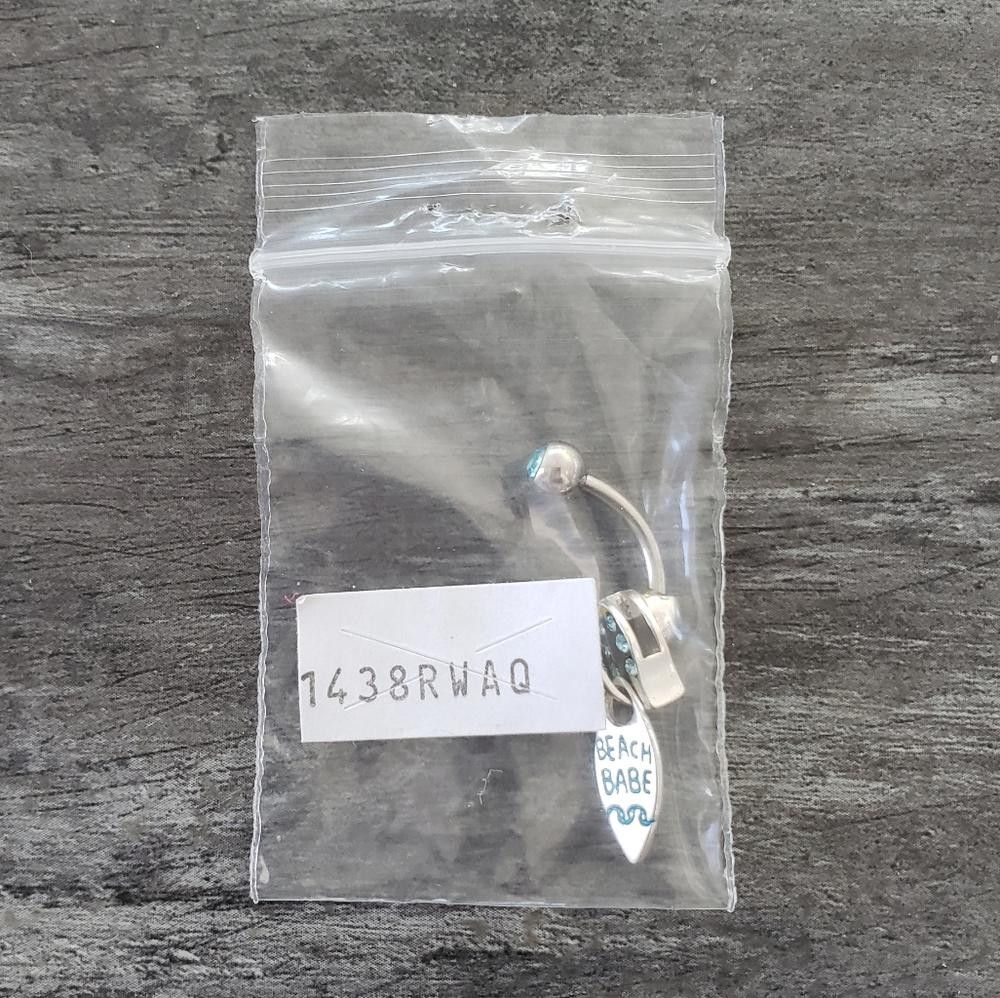 Designer Blue Beach Babe Complimentary Navel Ring Size ONE SIZE - 1 Preview
