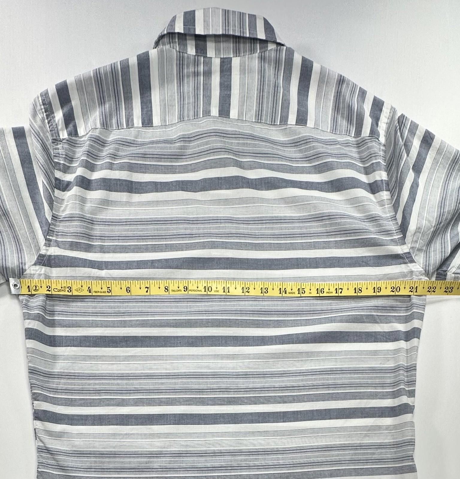Banana Republic Banana Republic Stretch Soft Wash Slim Button Up Gray Mens M Size US M / EU 48-50 / 2 - 4 Thumbnail