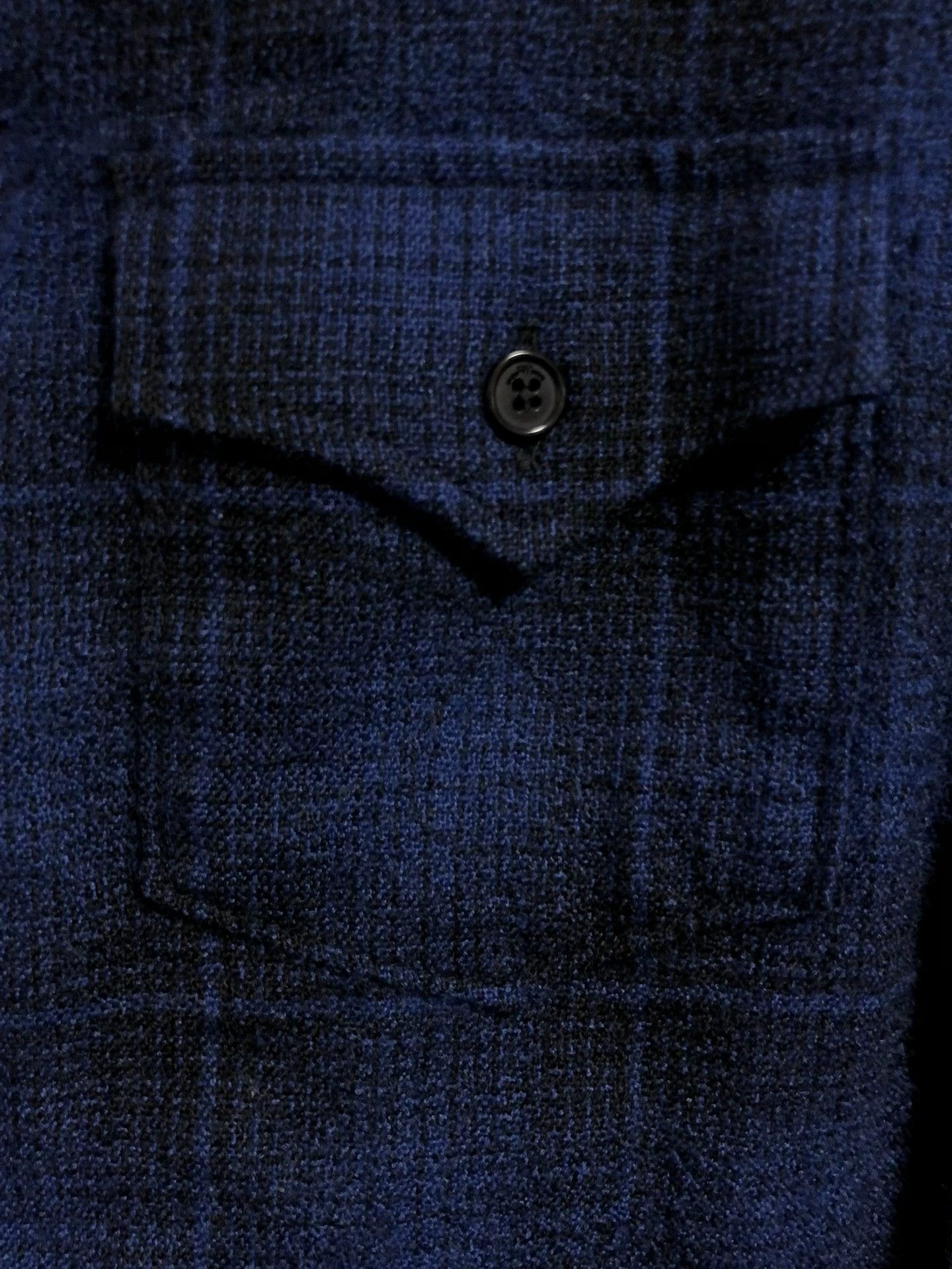 Saint Laurent Paris Saint Laurent Shirt SLP 16FW Blue and Black Plaid Shirt Size S / US 4 / IT 40 - 5 Thumbnail