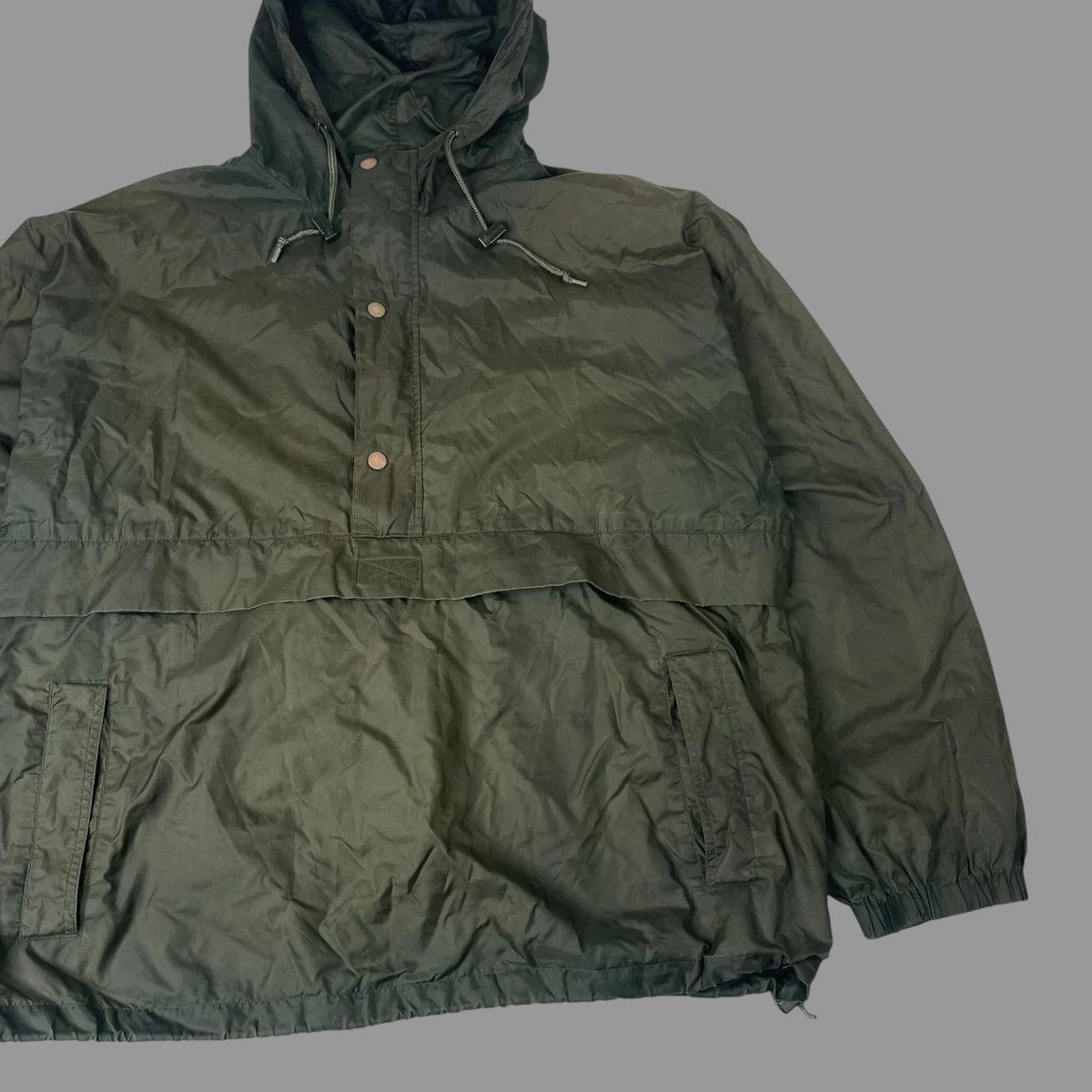 Vintage Vintage 90s faded anorak pullover jacket Size US L / EU 52-54 / 3 - 3 Thumbnail