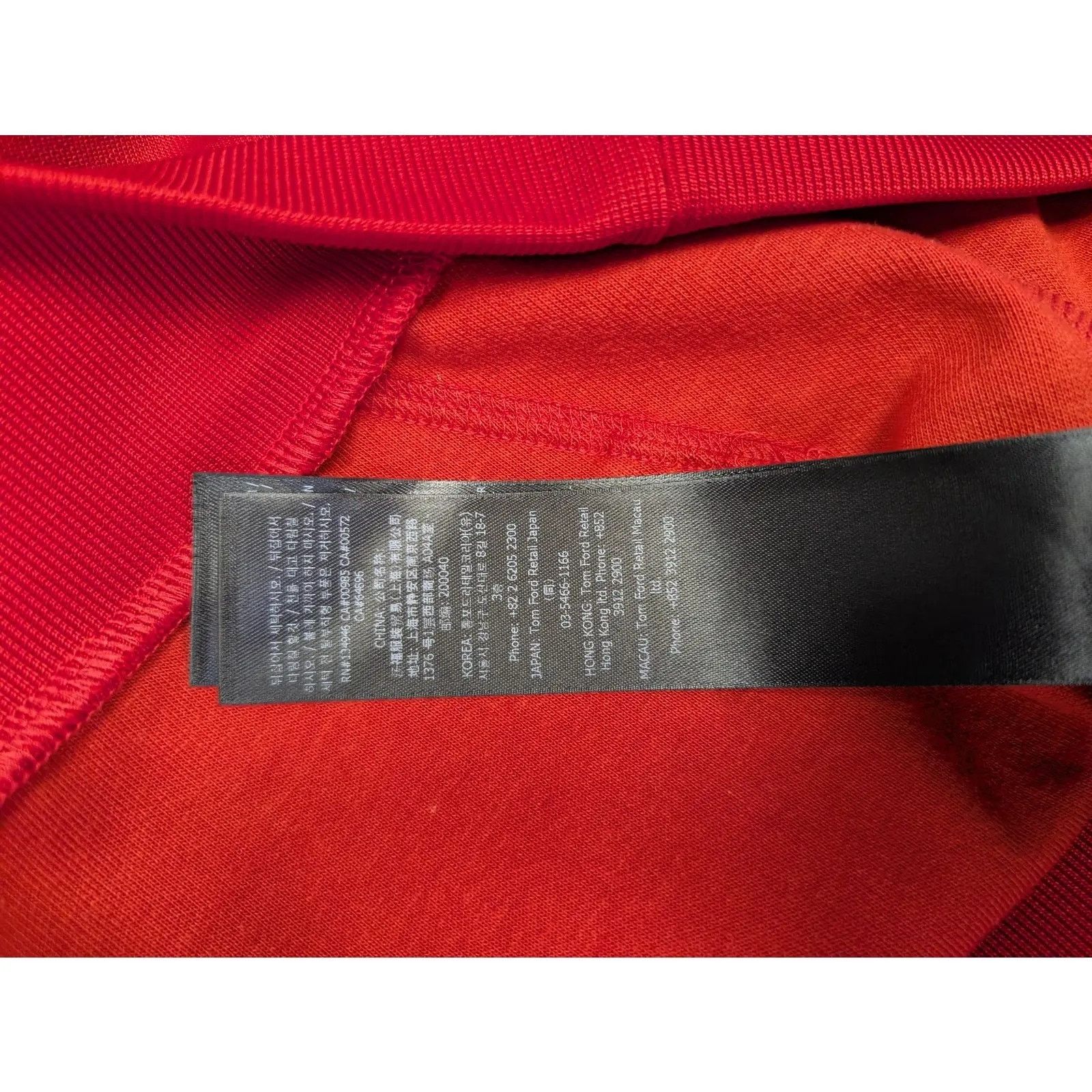 Tom Ford o1rshd1 Cut And Sewn Full Zip Knitted Sweater in Red Size US M / EU 48-50 / 2 - 15 Thumbnail