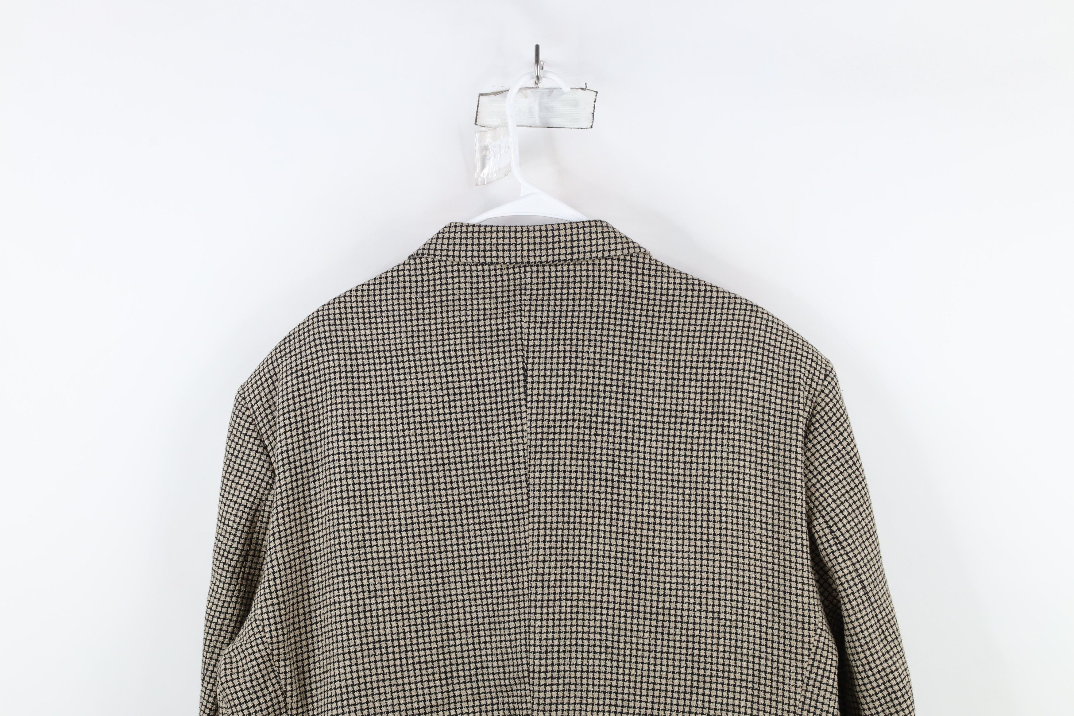 Vintage Vintage 90s Streetwear Houndstooth 3 Button Blazer Jacket Size US XL / EU 56 / 4 - 18 Thumbnail