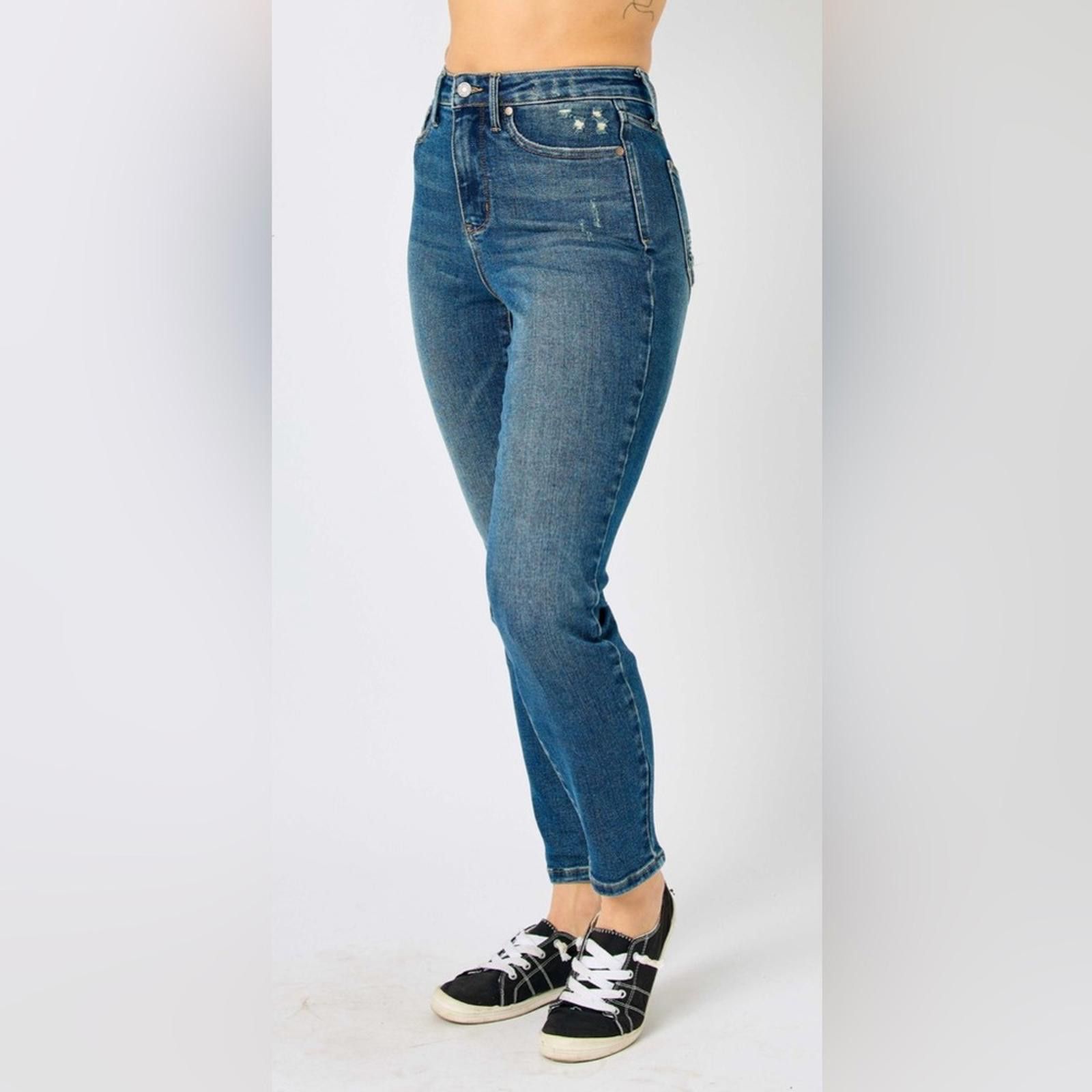 Designer NWT. Judy Blue. Slim Fit Tummy Control Jeans. Size 18W. Size 40" / US 18 - 2 Thumbnail