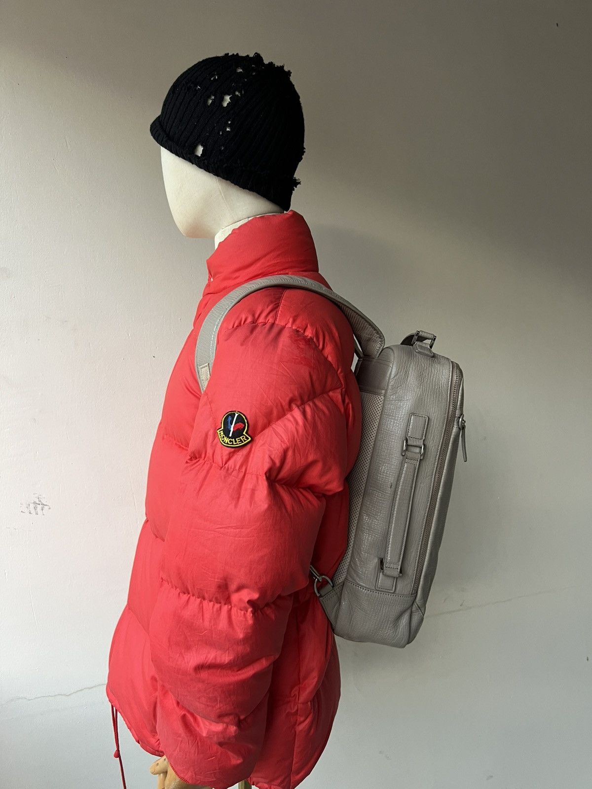 Leather Five Woods Japan Scratches Patina Leather Backpack Bag Size ONE SIZE - 2 Thumbnail