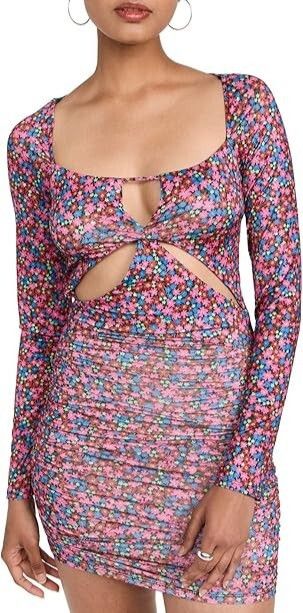Other AFRM Cut Out Corinne Floral Dress Red Ditsy ( M ) Size M / US 6-8 / IT 42-44 - 2 Thumbnail