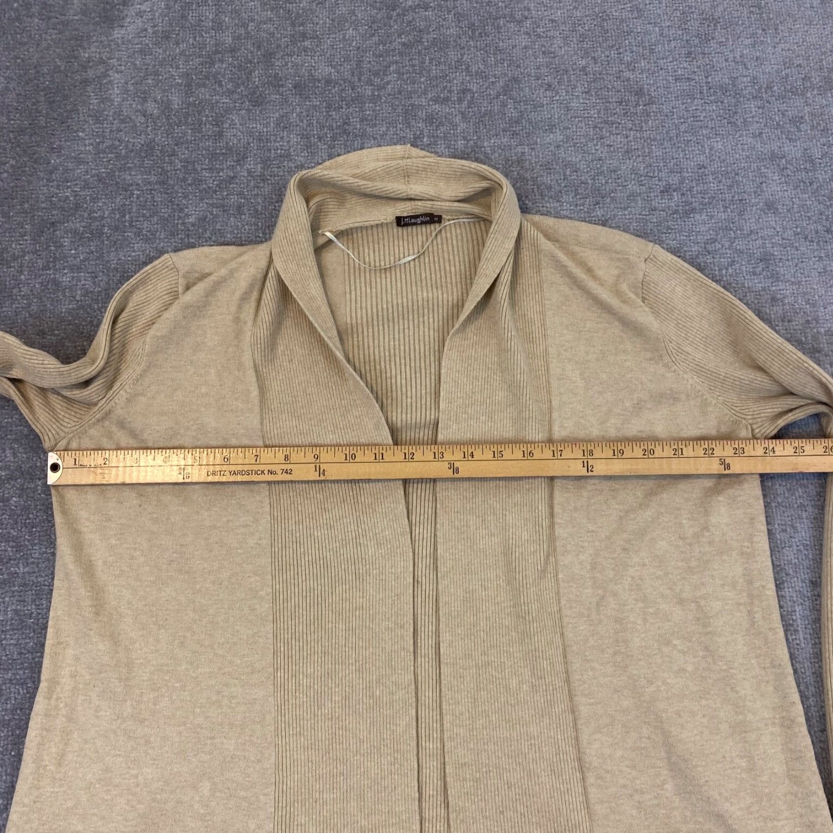 J.McLaughlin J. McLaughlin Classic Cardigan Sweater Womens Medium Brown Long Sleeve Knit Casual Size M / US 6-8 / IT 42-44 - 4 Thumbnail
