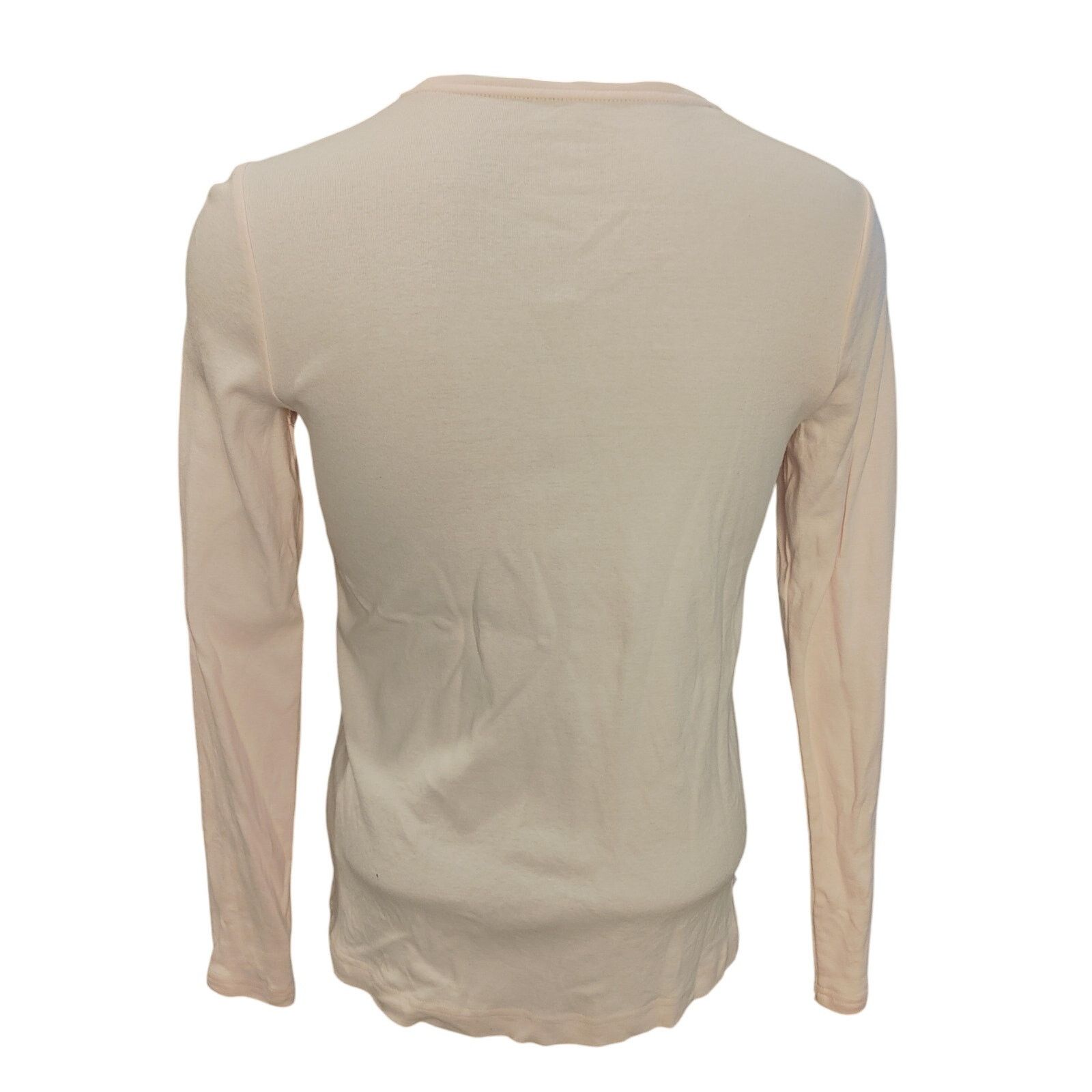 Croft & Barrow Croft & Barrow Women's S Light Pink Classic Long Sleeve Tee Size S / US 4 / IT 40 - 2 Thumbnail