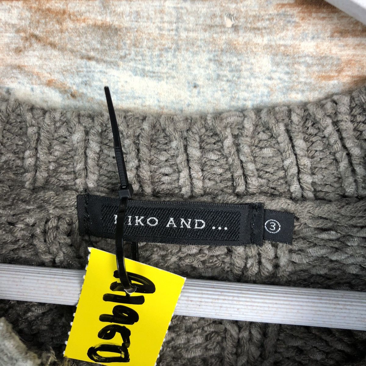 Homespun Knitwear × Japanese Brand Niko And Grey cable Knitwear vintage #A1950 Size M / US 6-8 / IT 42-44 - 9 Thumbnail