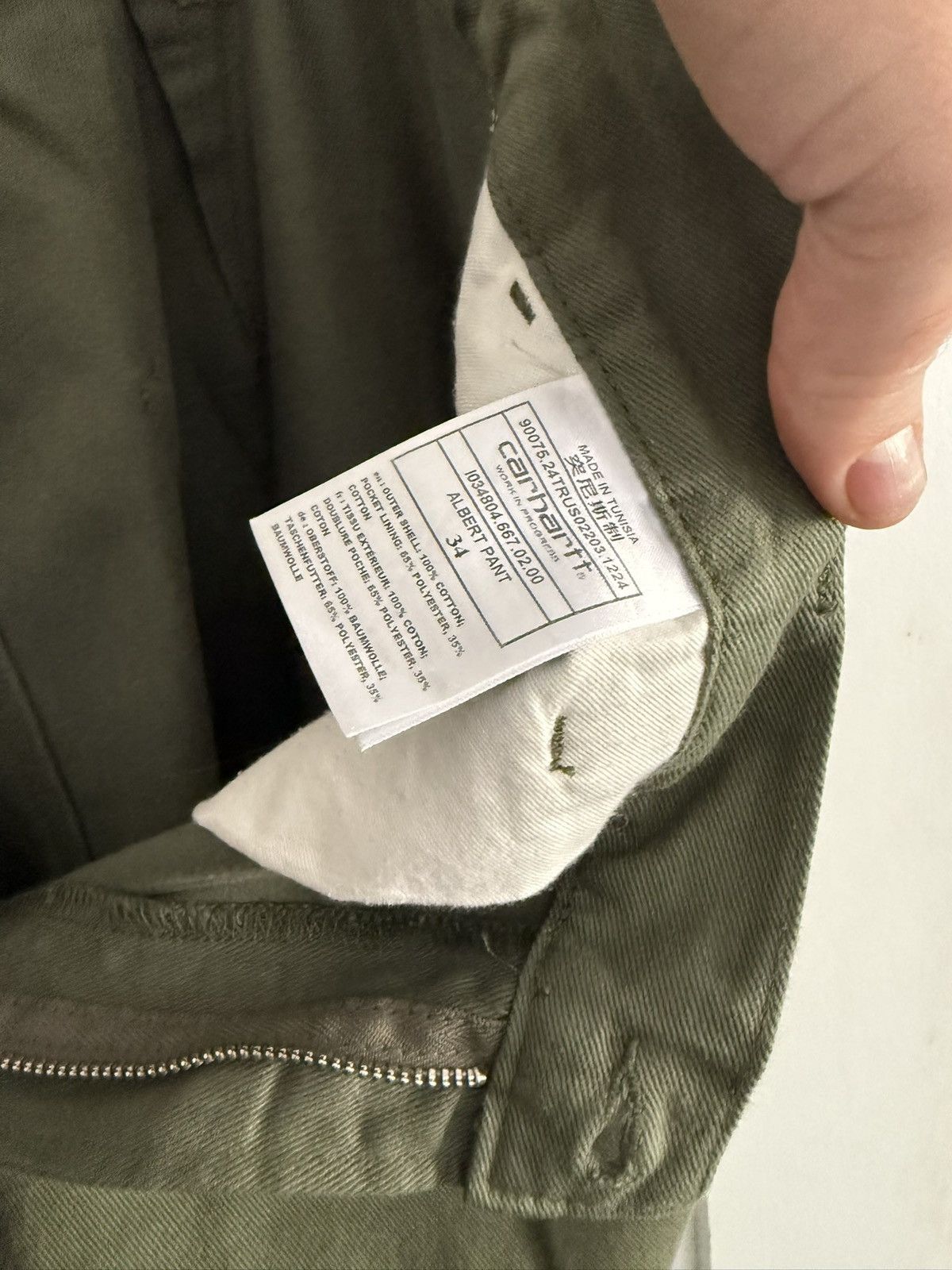 Carhartt Carhartt WIP Albert Pant in green Size US 34 / EU 50 - 3 Thumbnail