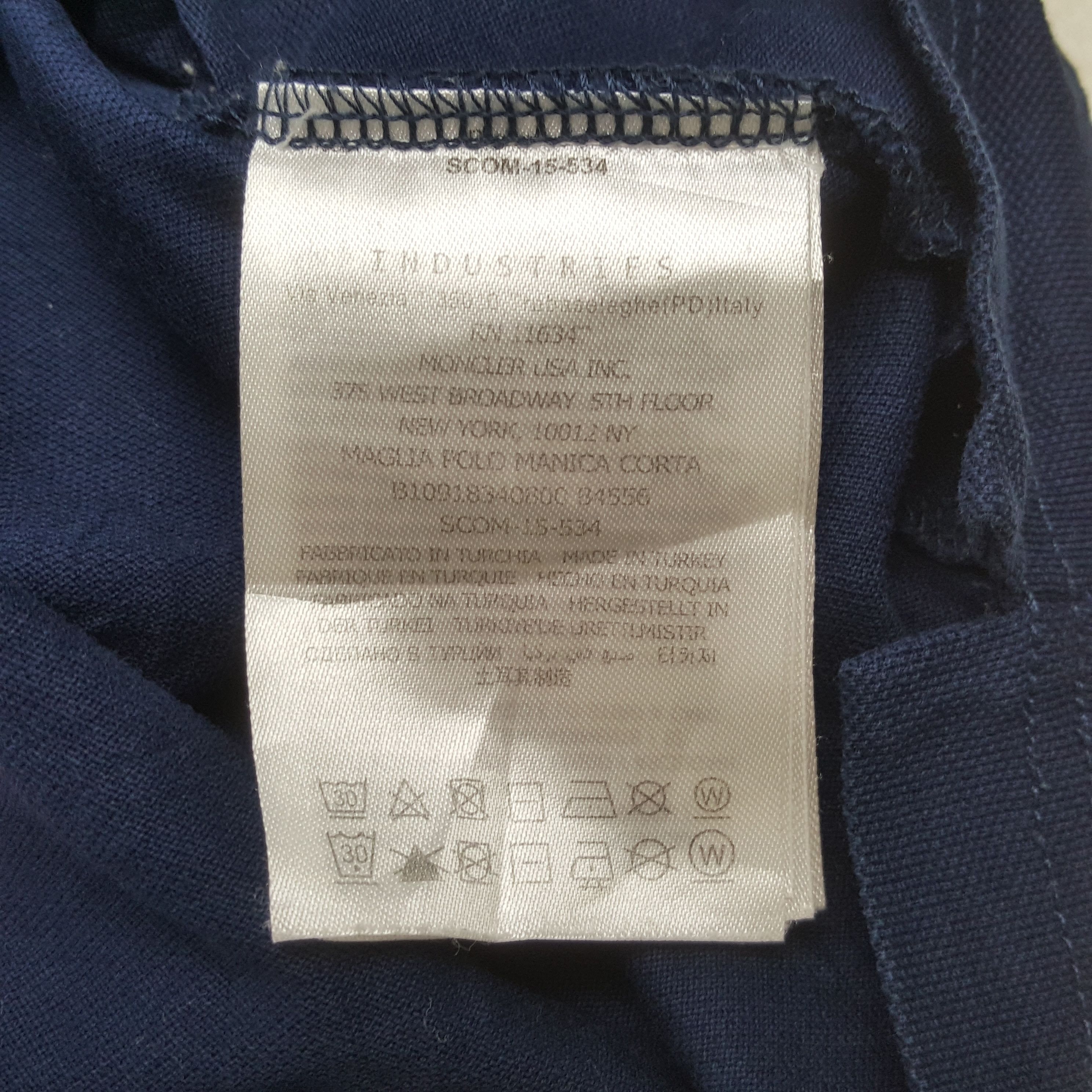 Moncler Vintage Moncler Fashion Brand Style Polo Shirt RR14 Size M / US 6-8 / IT 42-44 - 5 Thumbnail
