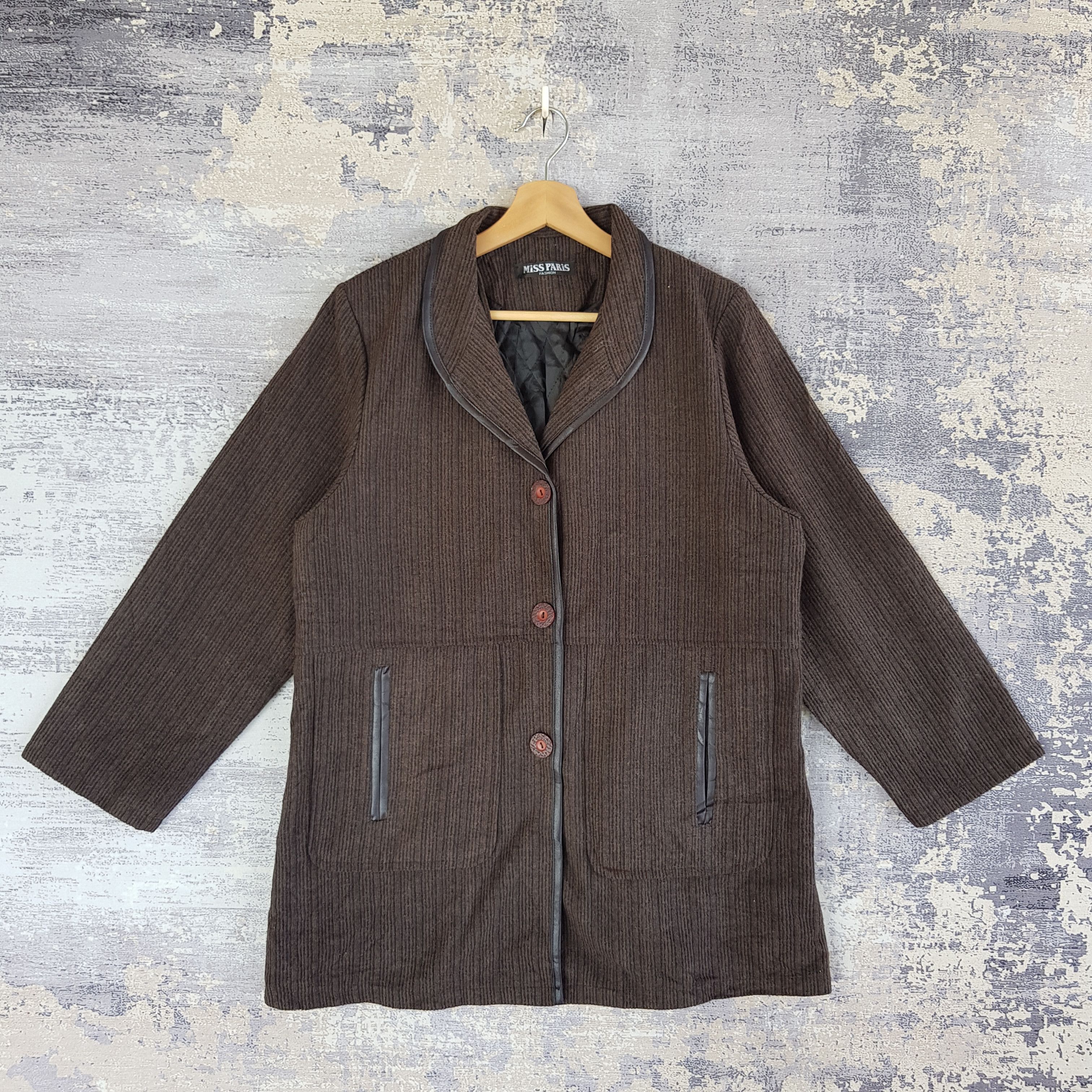 Japanese Brand × Vintage Vintage Japanese Paris Jacket Japanese Paris Wool Jacket Size US S / EU 44-46 / 1 - 1 Thumbnail
