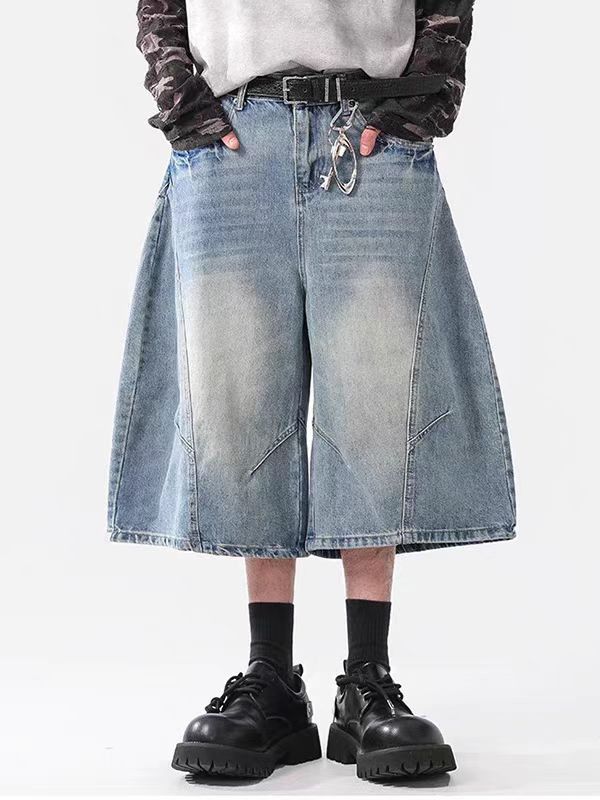 Jean Loose-fitting blue wide-leg jeans Size US 34 / EU 50 - 3 Thumbnail