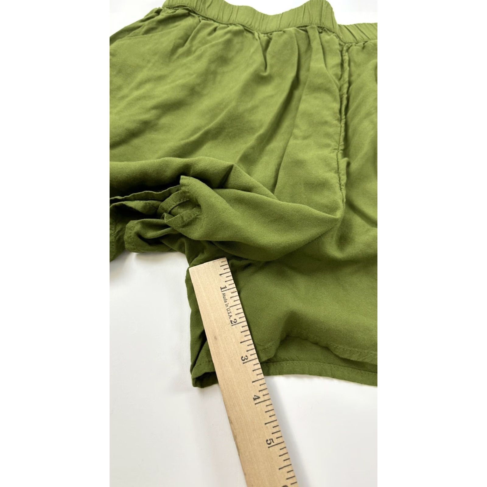 Vintage BP Shorts Juniors Medium Green Chino Blended Fabric Women M NS Nordstrom Size 32" / US 10 / IT 46 - 4 Thumbnail
