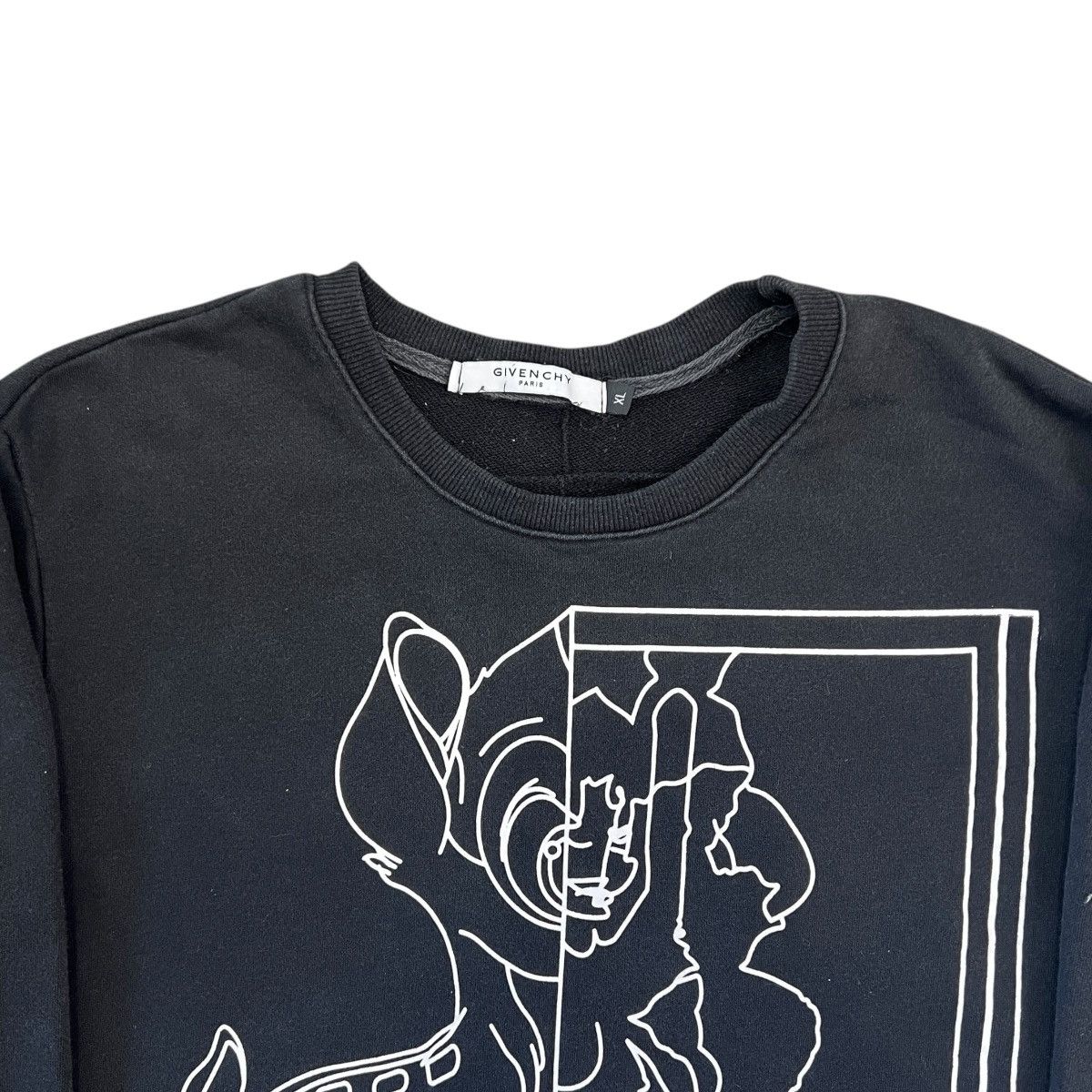 Givenchy GIVENCHY 2017 Spring Riccardo Tisci Bambi Mirror Sweatshirt Size US XL / EU 56 / 4 - 2 Thumbnail