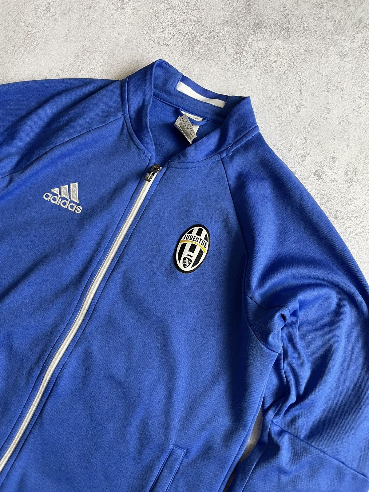 Adidas Adidas Juventus Full Zip Jacket Big Logo Blue M Size US M / EU 48-50 / 2 - 2 Thumbnail