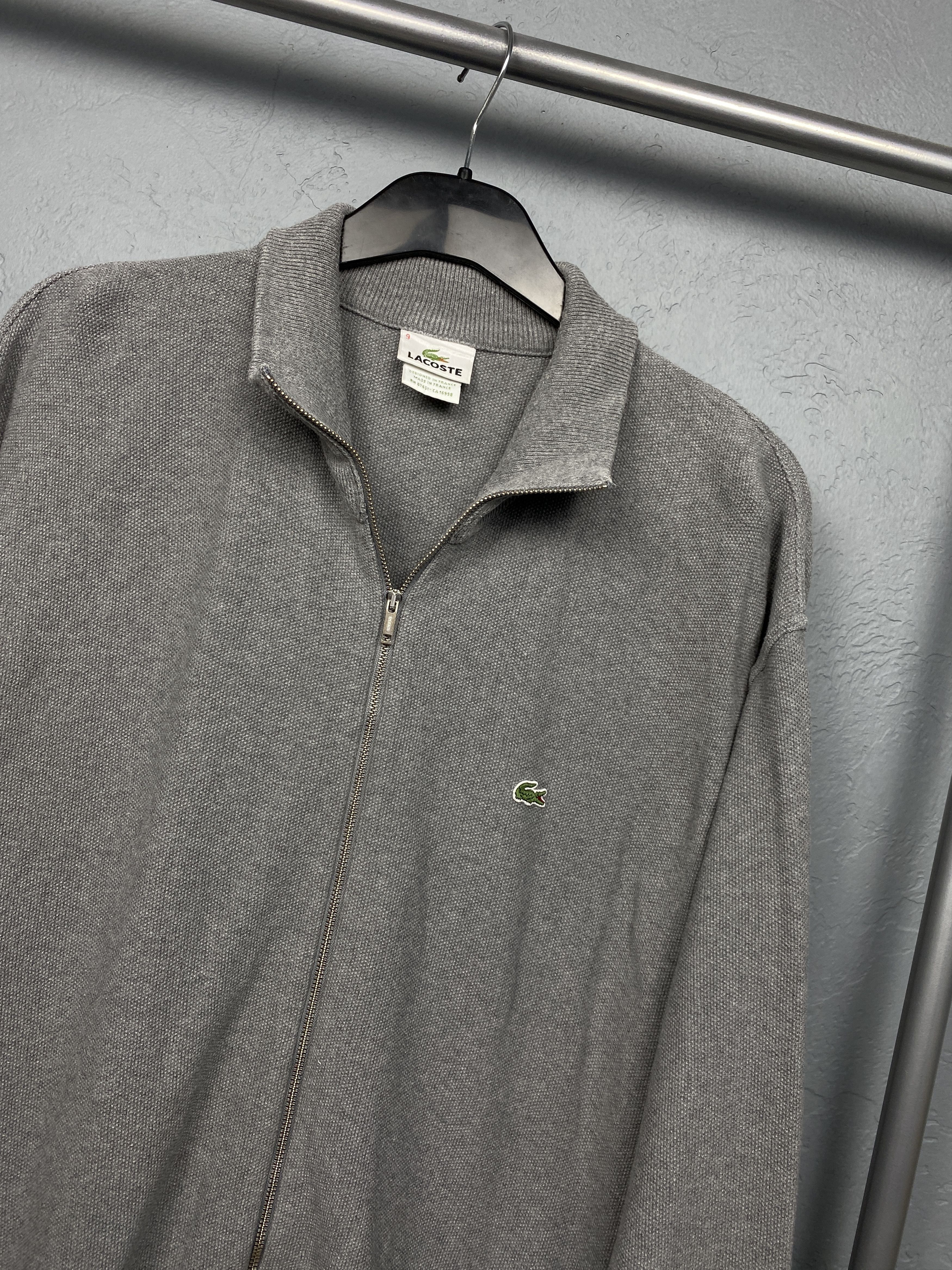 Lacoste × Vintage Lacoste Vintage Mens Full Zip Sweater Size US XXL / EU 58 / 5 - 2 Thumbnail