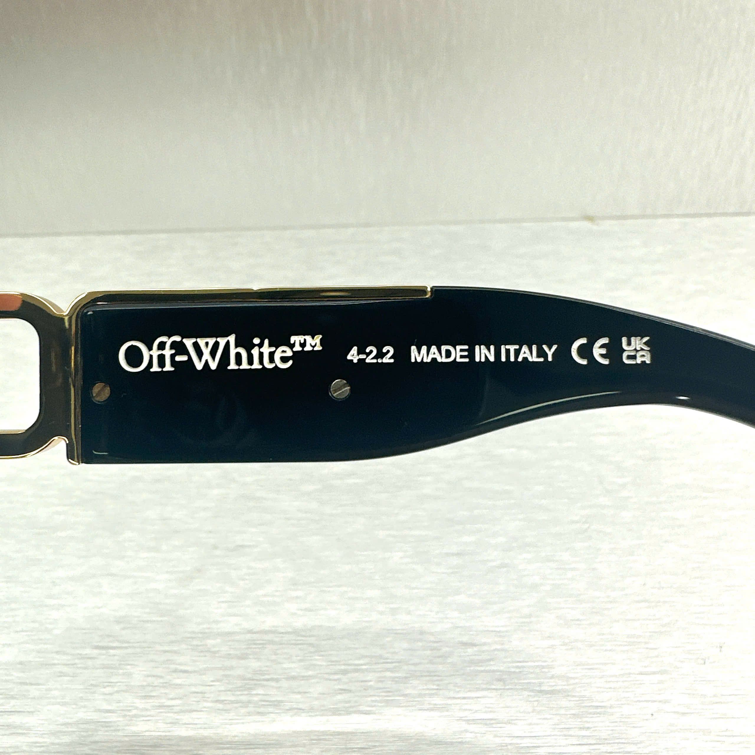 Off-White OFF WHITE Boston Rectangular Frame Sunglasses BLACK Size ONE SIZE - 6 Thumbnail