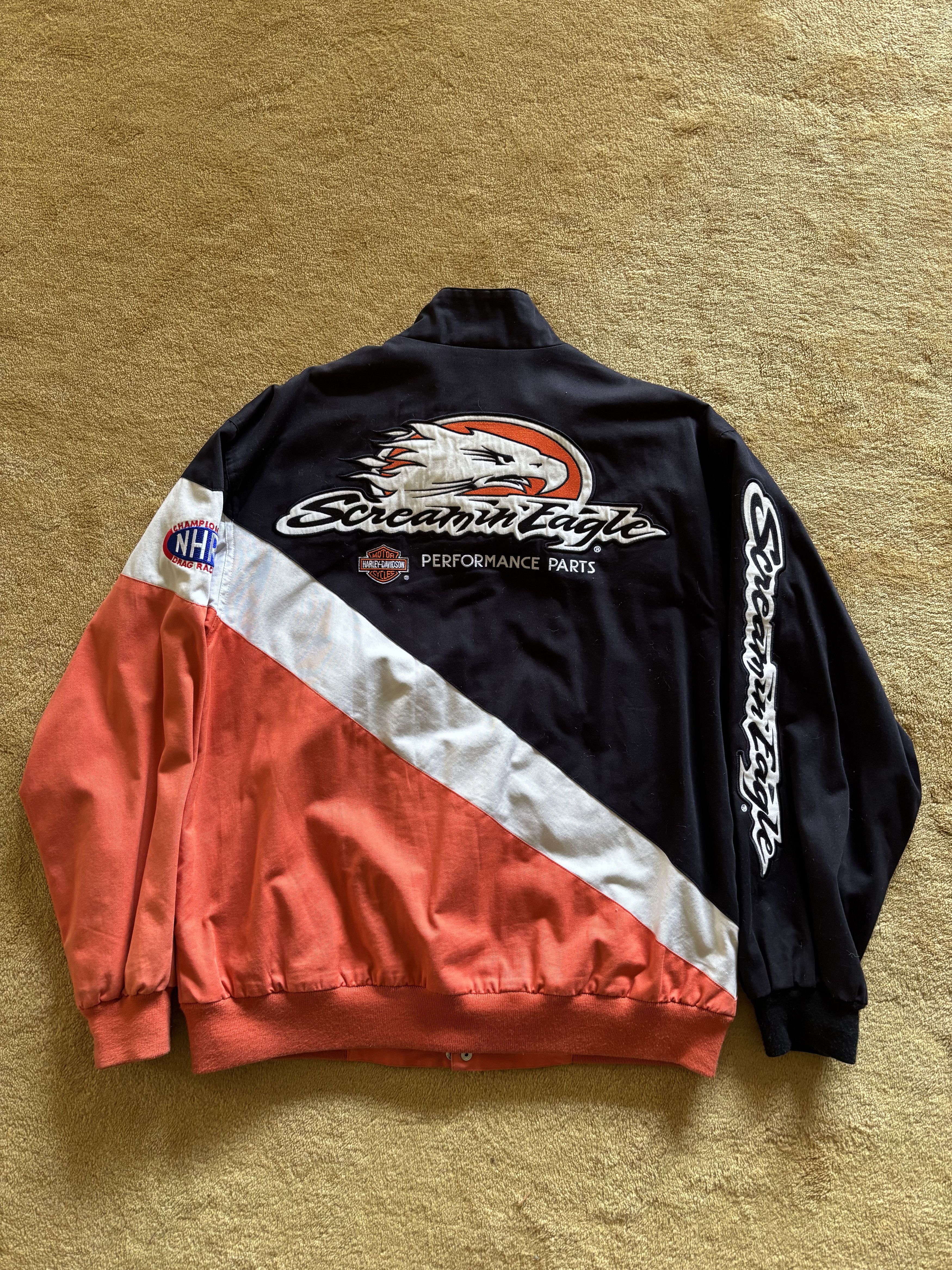 Harley Davidson Vintage Harley-Davidson Screamin' Eagle Racing Jacket Size US M / EU 48-50 / 2 - 2 Thumbnail
