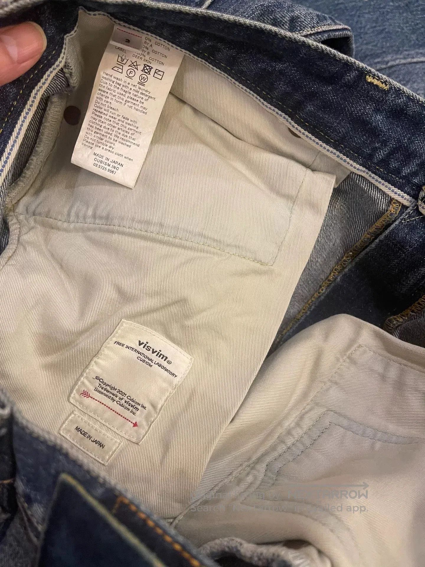 Visvim Visvim 22SS Journeyman Tacked DMGD-27 Pants. Size US 27 - 7 Thumbnail