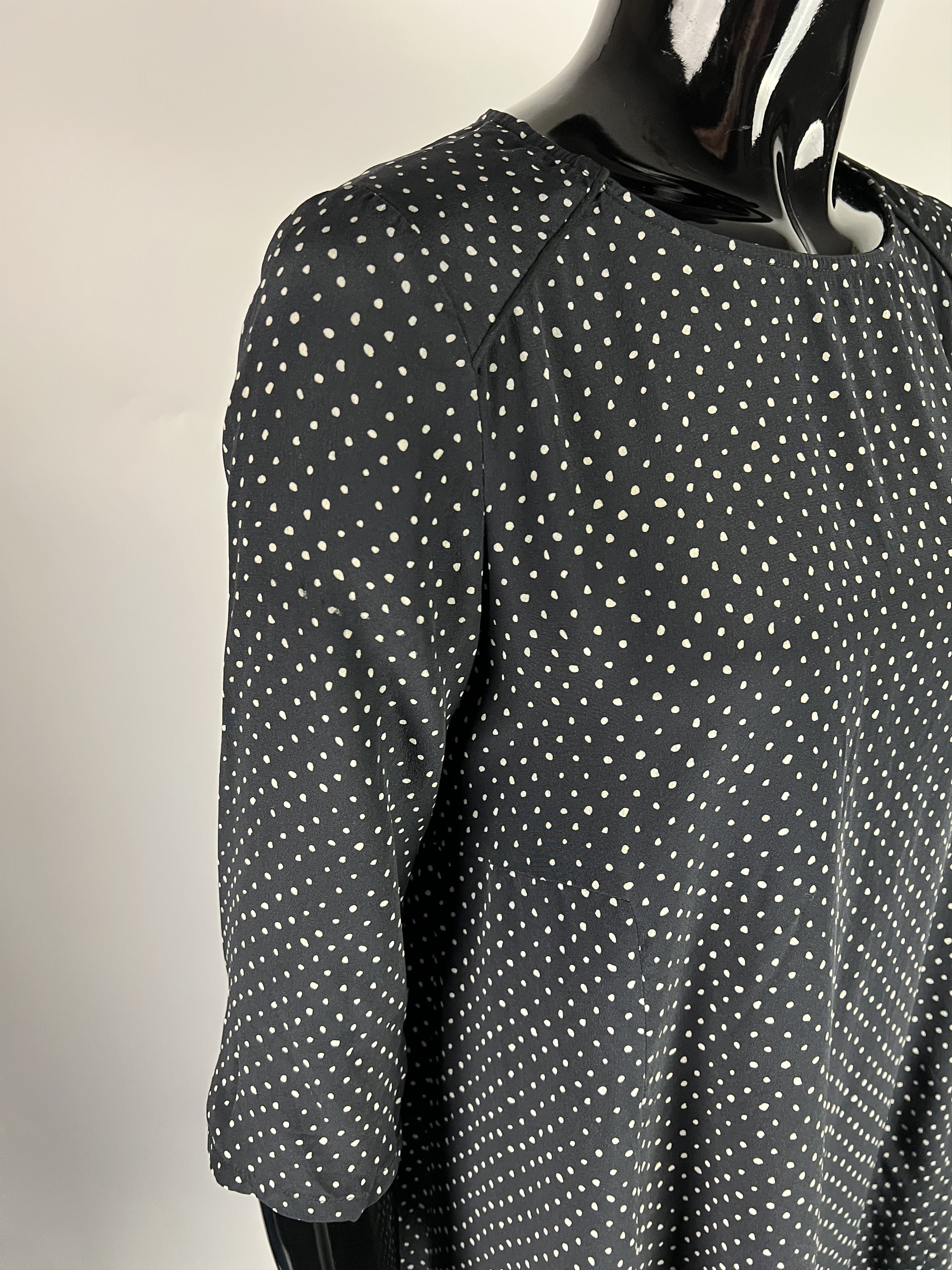 Sezane Sezane Polka Dot Short Silk Dress Size 36 Size S / US 4 / IT 40 - 5 Thumbnail