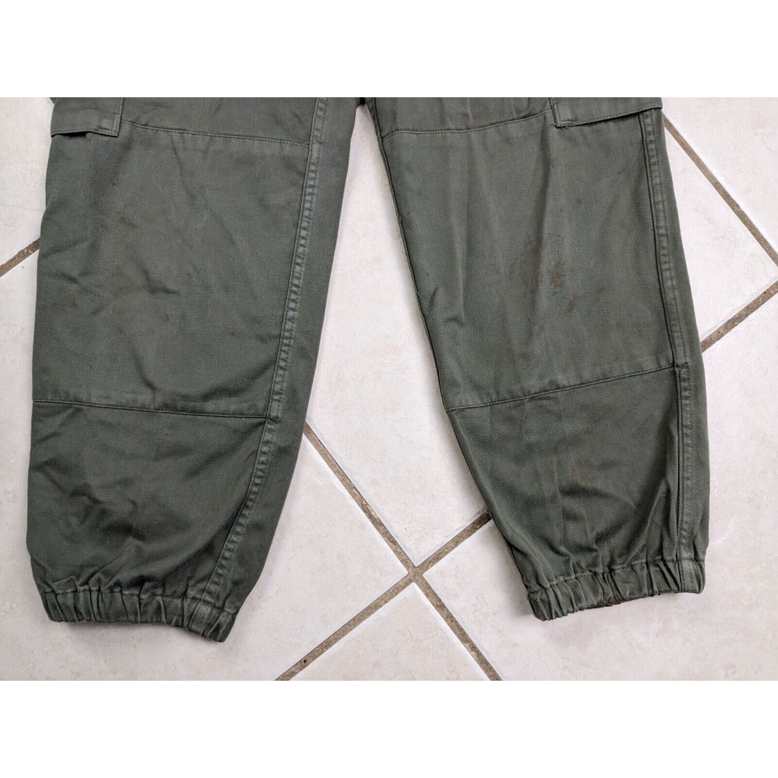 Other Vtg 1987 CSV Cerizay HBT French Military Cargo Capri Pants Size 30" / US 8 / IT 44 - 4 Thumbnail